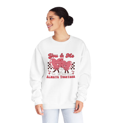 You & Me Valentine's Day Sweatshirt - Matching Couple Sweatshirt Set