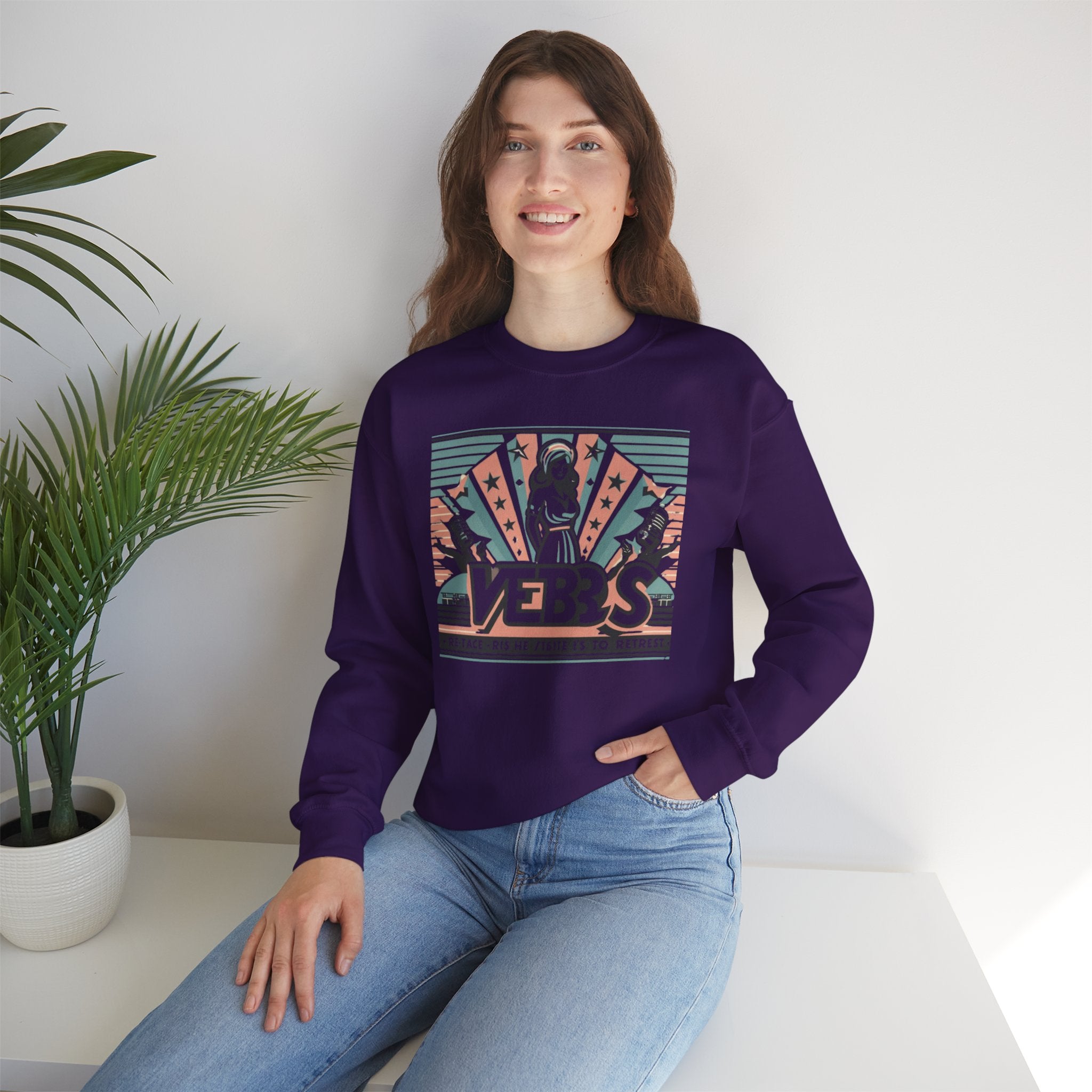 Retro Vibes Sweatshirt for International Women's Day