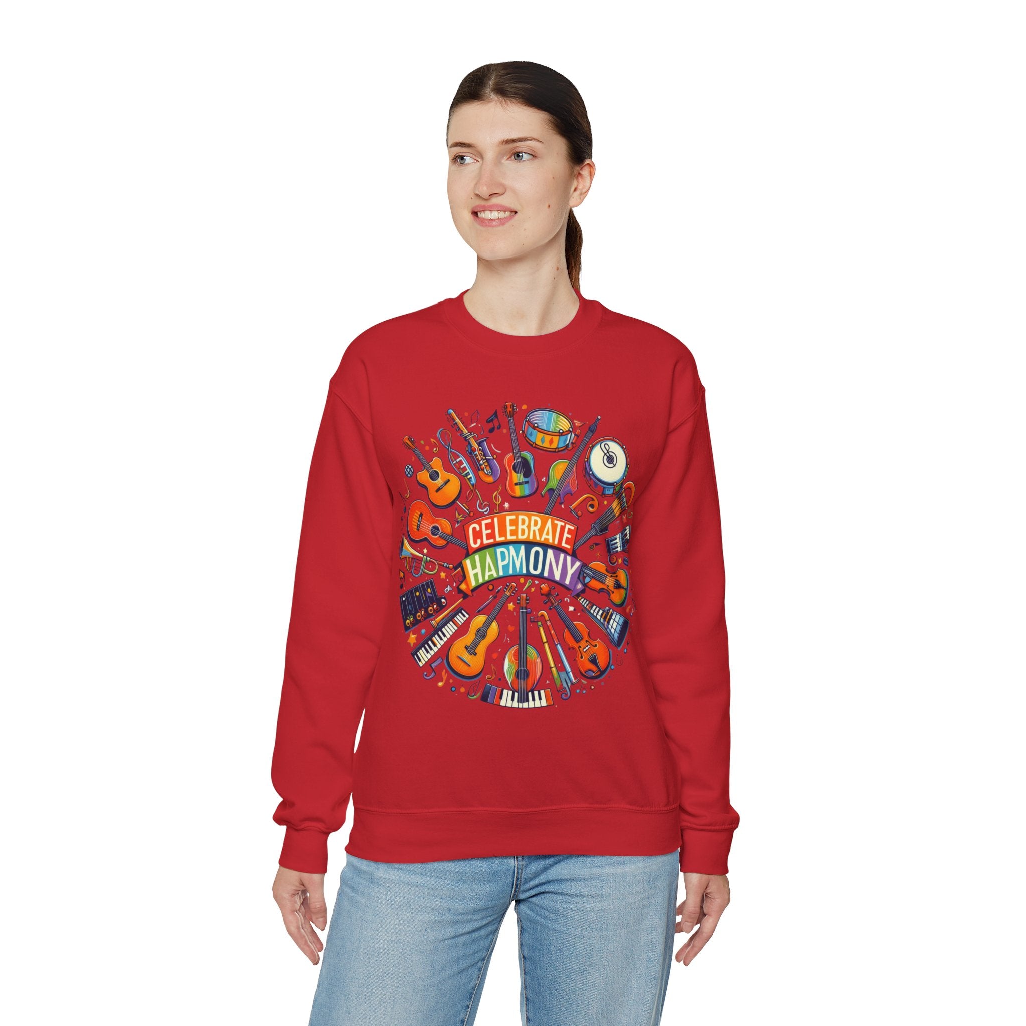 Celebrate Harmony Sweatshirt: Embrace Comfort and Style in Every Stitch