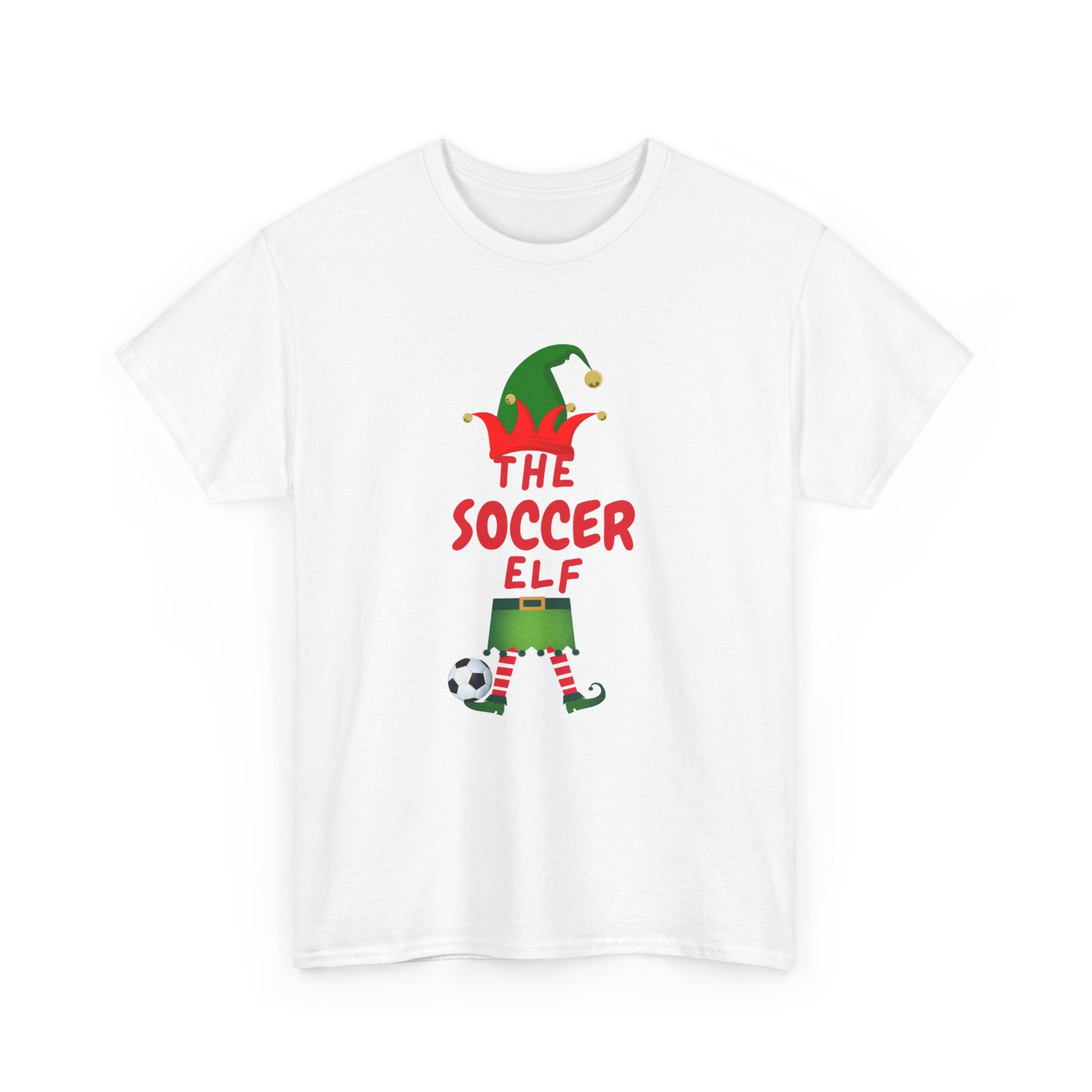 Exclusive Soccer Elf T-Shirt: Perfect Gift for Soccer Fans and Holiday