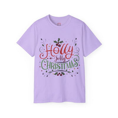 Festive Holly Jolly Christmas T-Shirt: Spread Holiday Cheer!