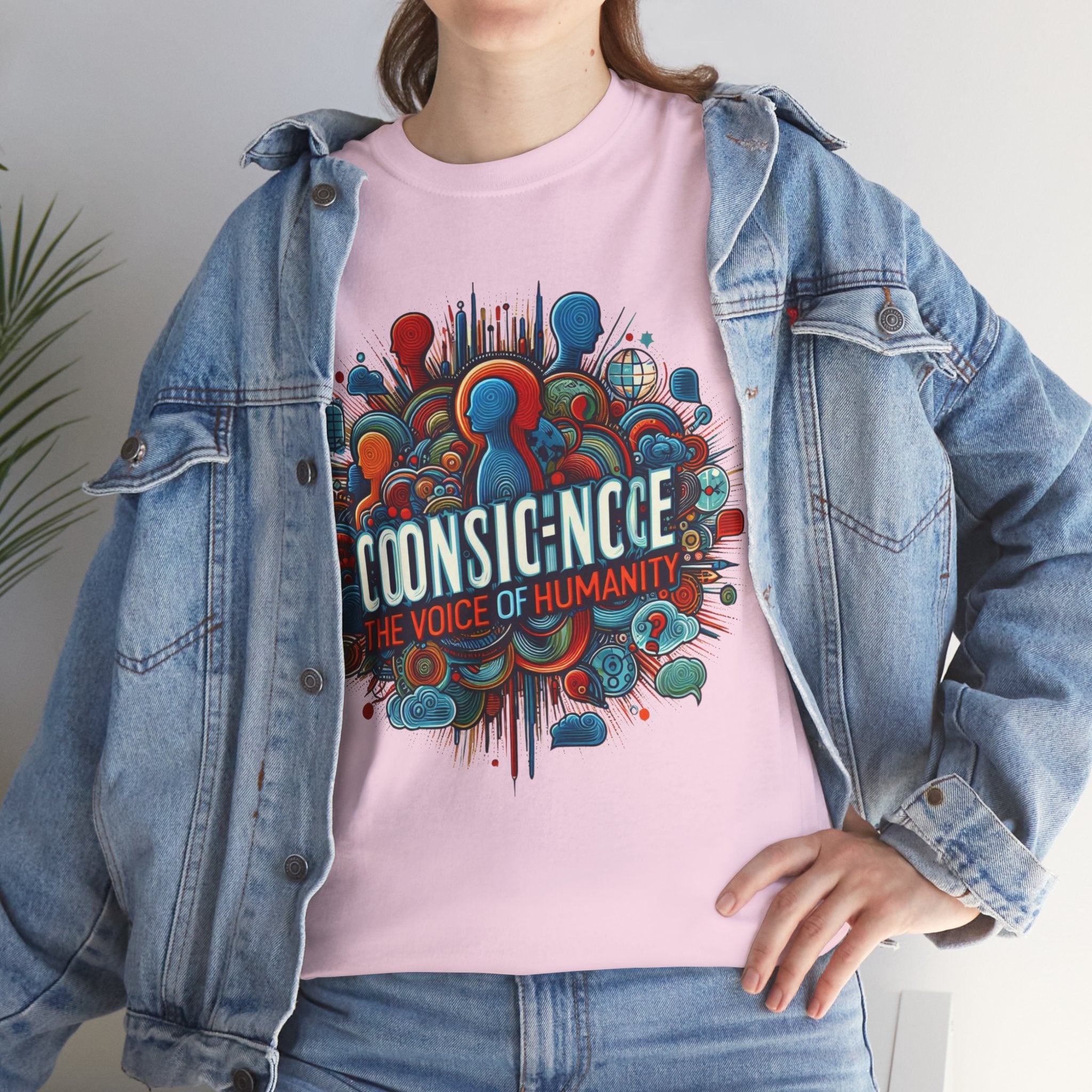 Conscience: The Voice of Humanity T-Shirt - Empower Your Message with Style"