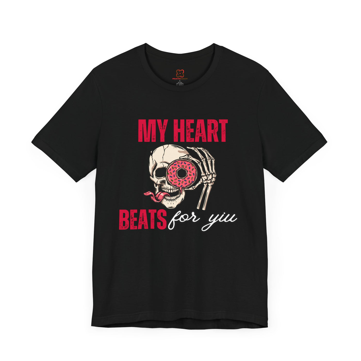 My Heart Beats for You Valentine's Day T-Shirt - Romantic Couples Tee