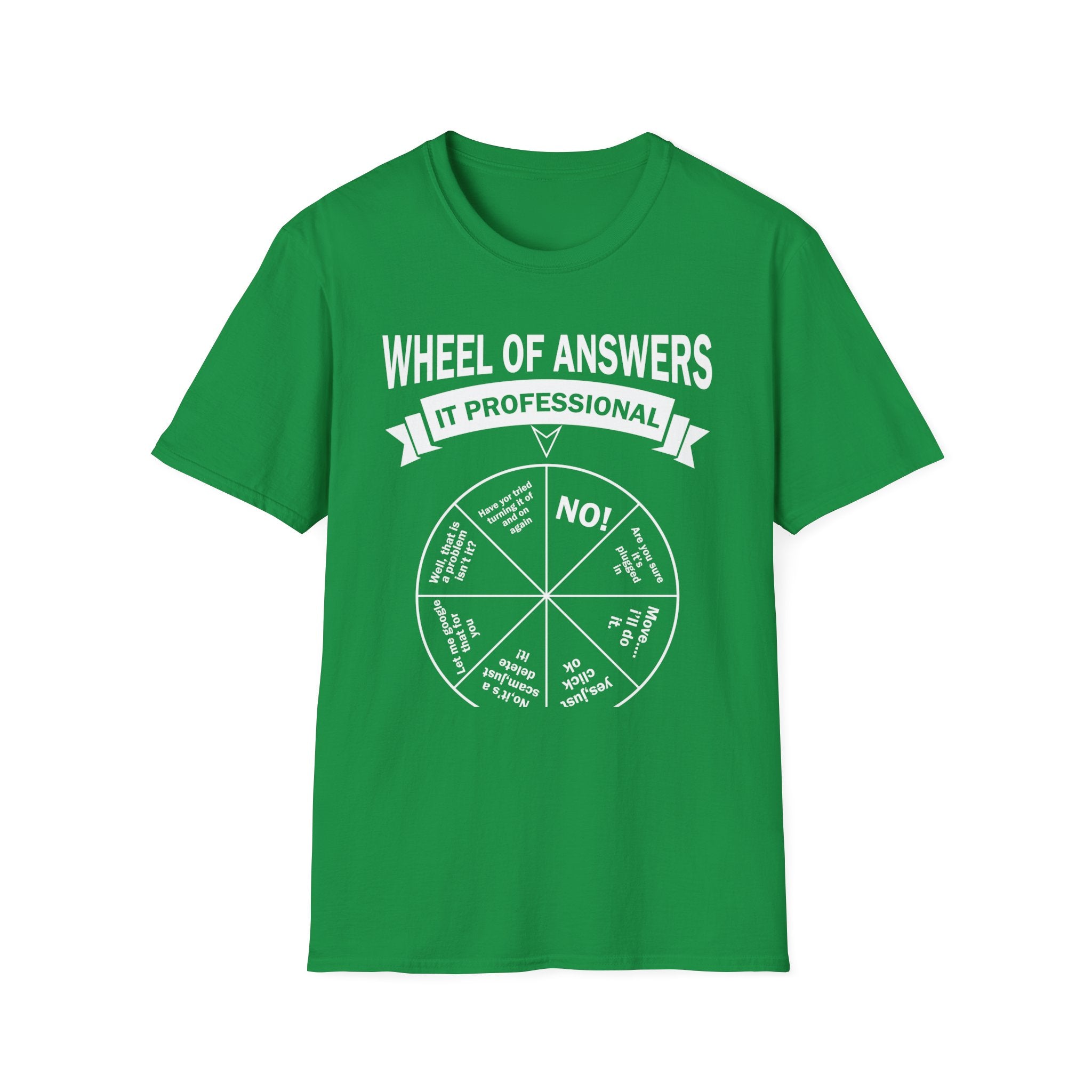 Vintage Style 'Wheels of Wisdom' Graphic Tee - Professional Answer It Shirt