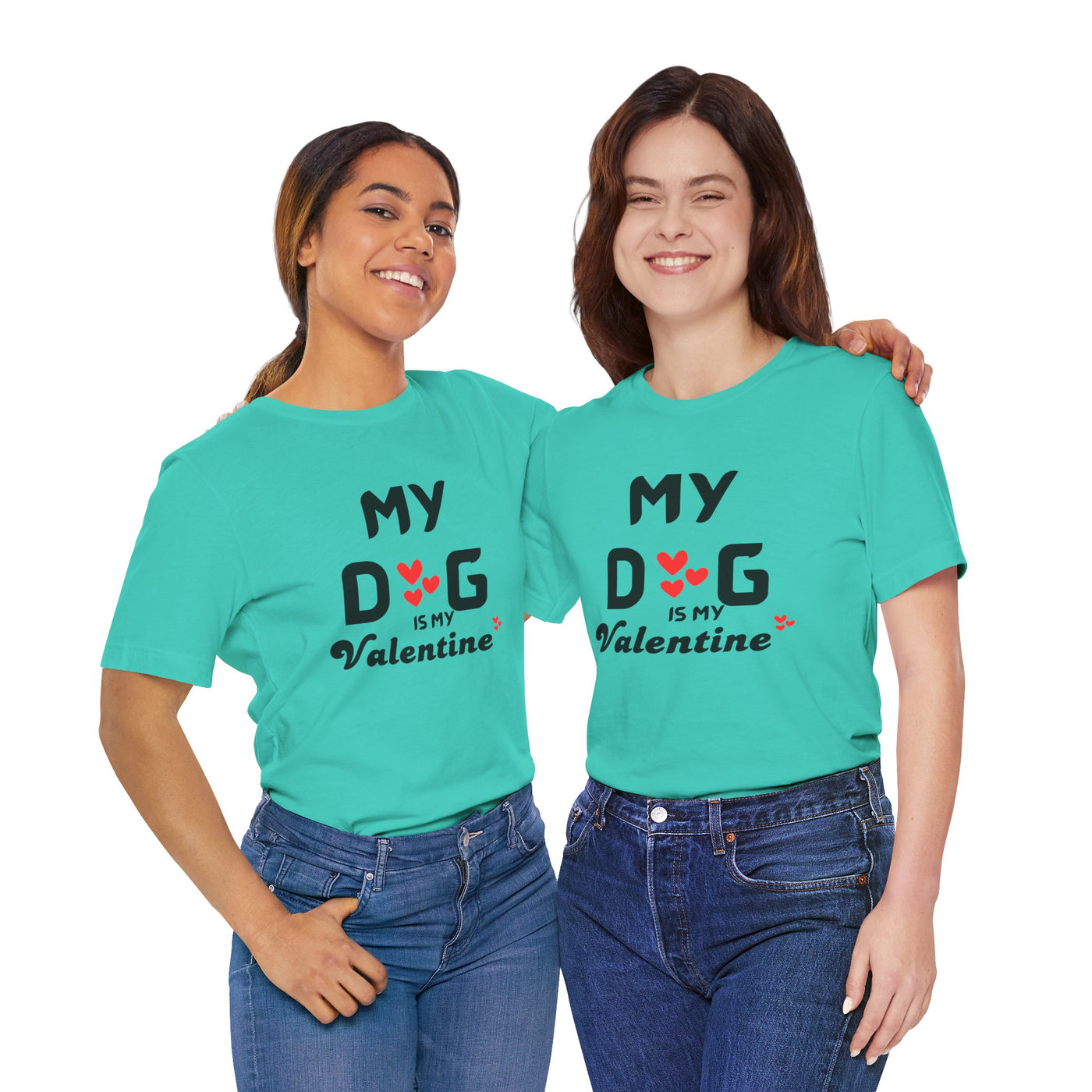 My Dog is My Valentine - Funny Dog Lover T-Shirt