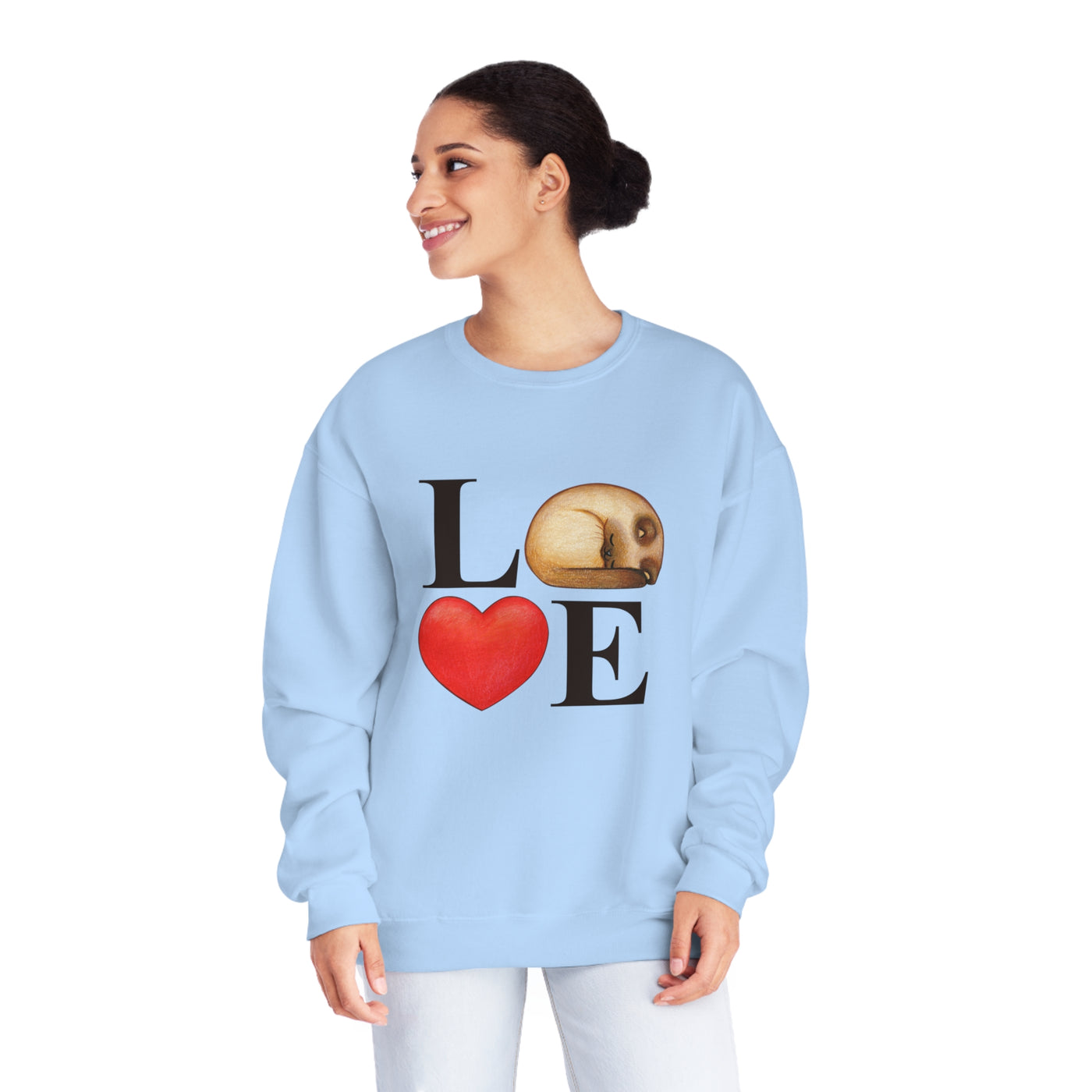 Product Title:  "Love Sweatshirt: Cozy and Romantic Valentine's Day Sweatshirt