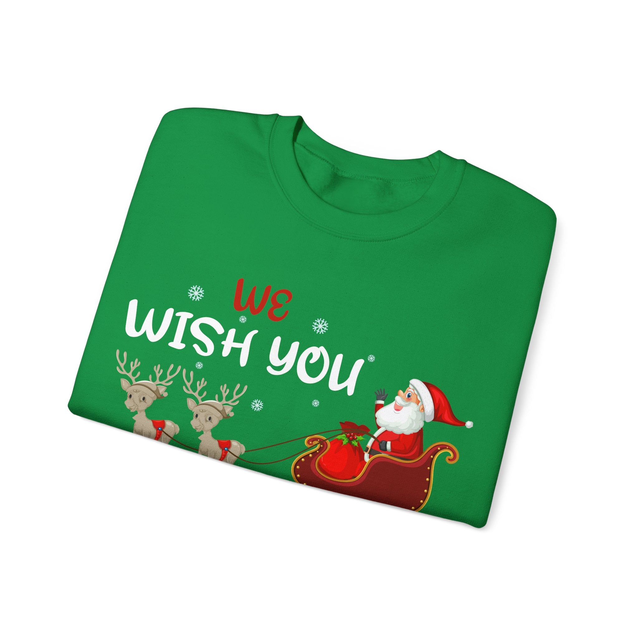 Happy Holiday & Merry Christmas Sweatshirt | Cozy Festive Cheer