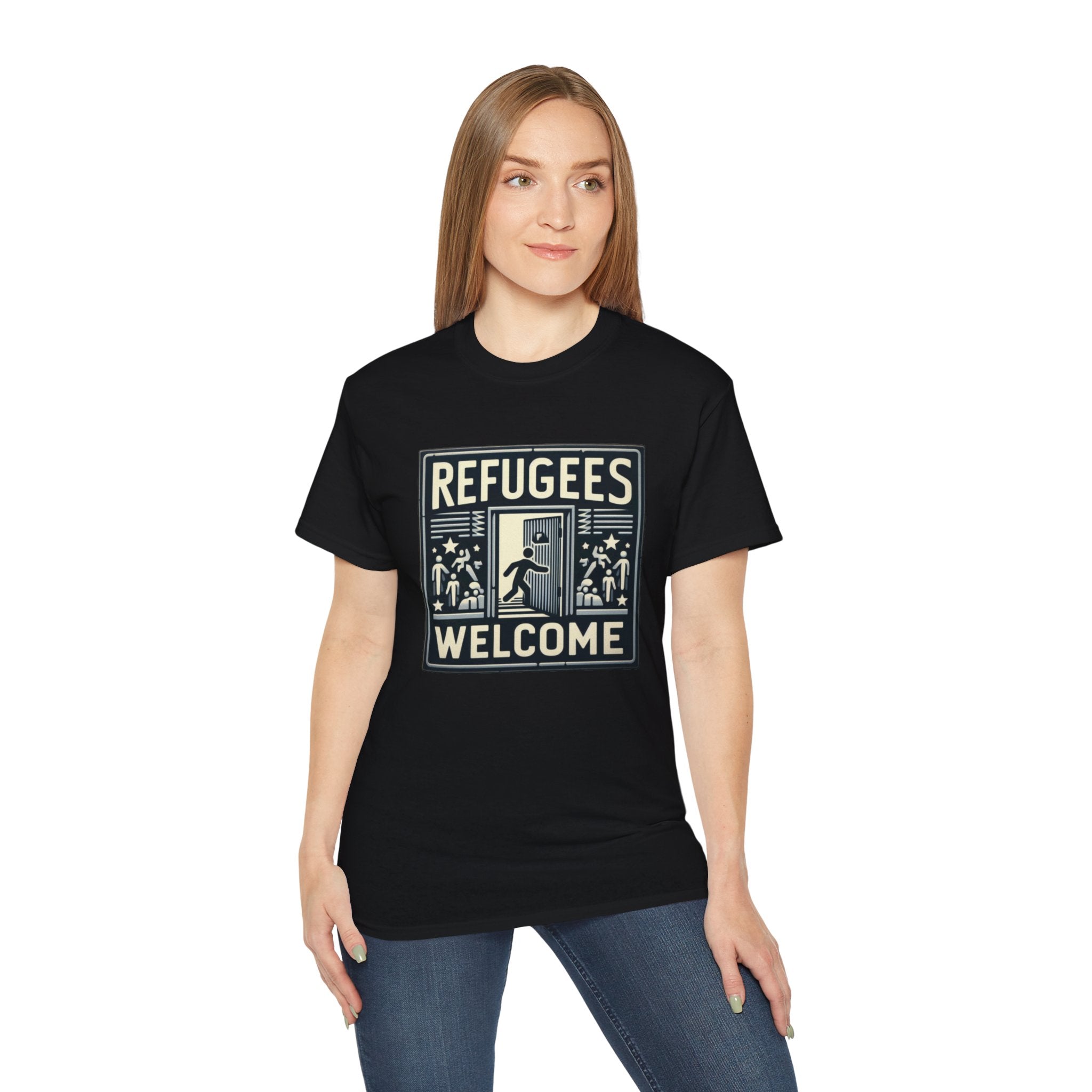 Empathy in Action: Refugee Welcome T-Shirt - Wear Your Support Proudly