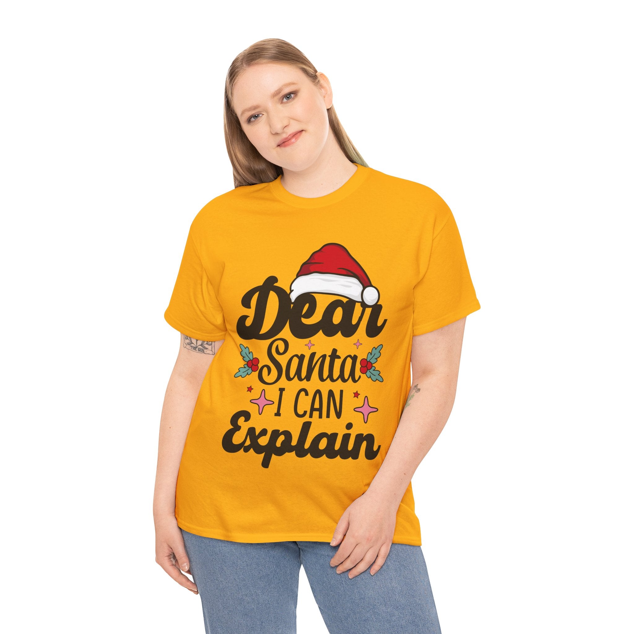 Funny 'Dear Santa, I Can Explain' Christmas T-Shirt