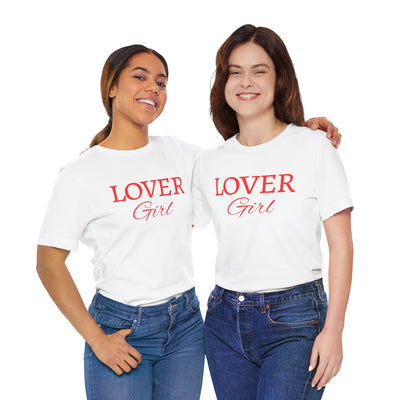 Lover Girl Valentine's Day T-Shirt - Cute & Playful Heart Design