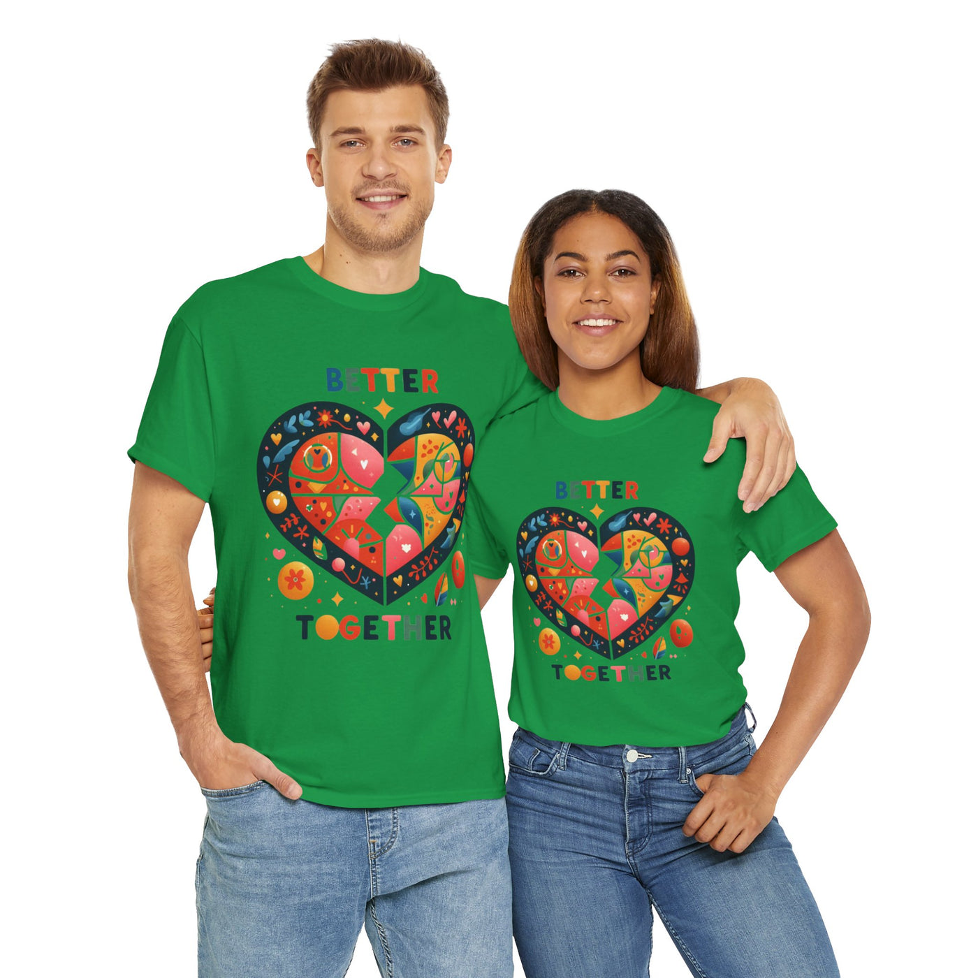 Better Together: His and Hers Chic T-Shirt Set