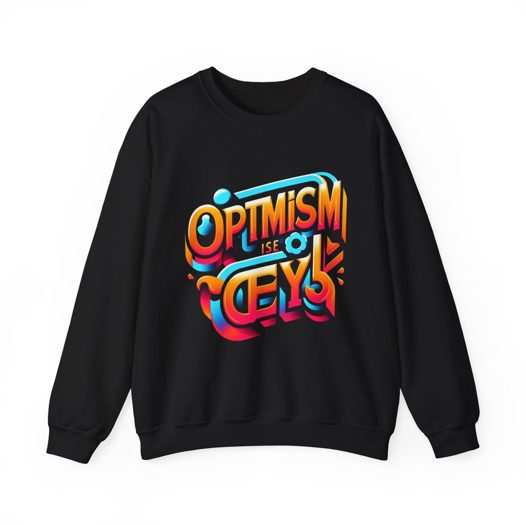 Optimism Is the Key Sweatshirt: Embrace Positivity in Style