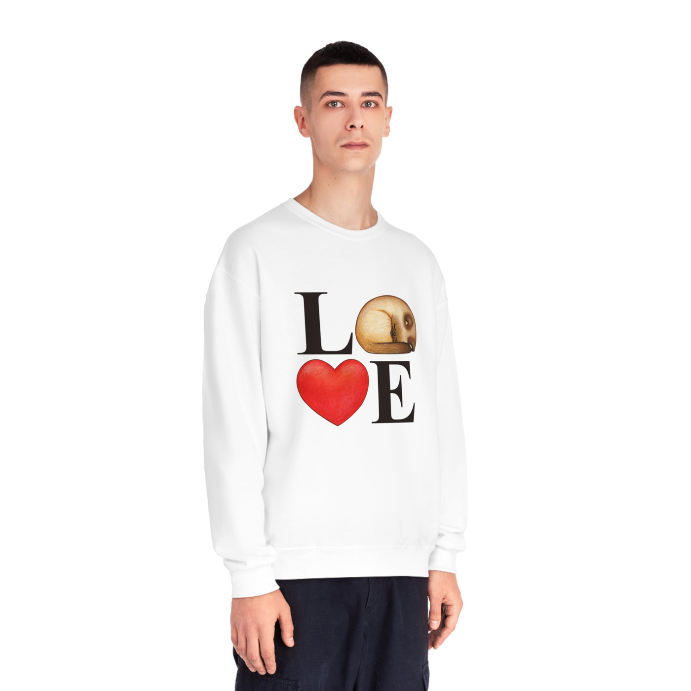 Product Title:  "Love Sweatshirt: Cozy and Romantic Valentine's Day Sweatshirt