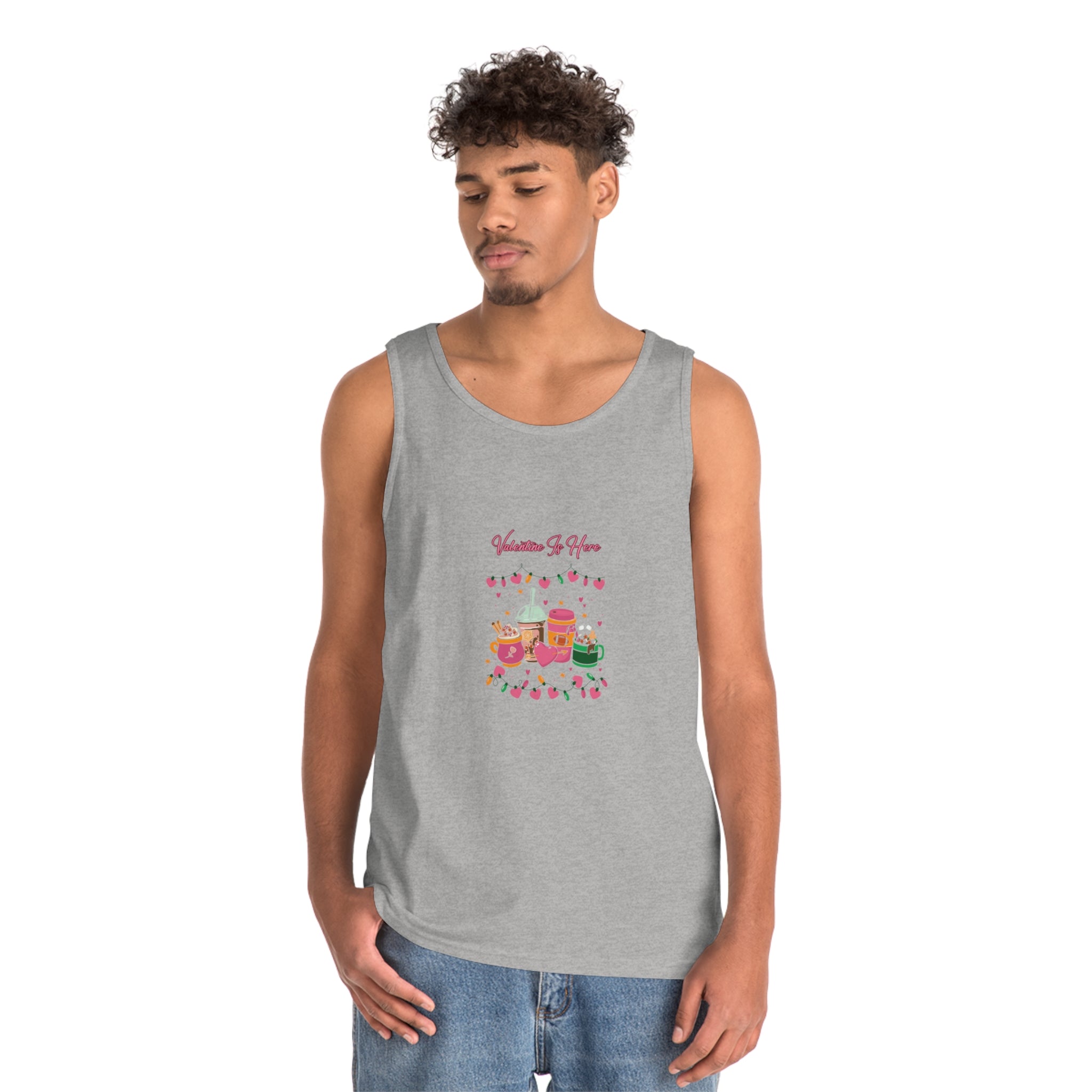 Valentine is Here Tank Top - Express Your Passion with Style