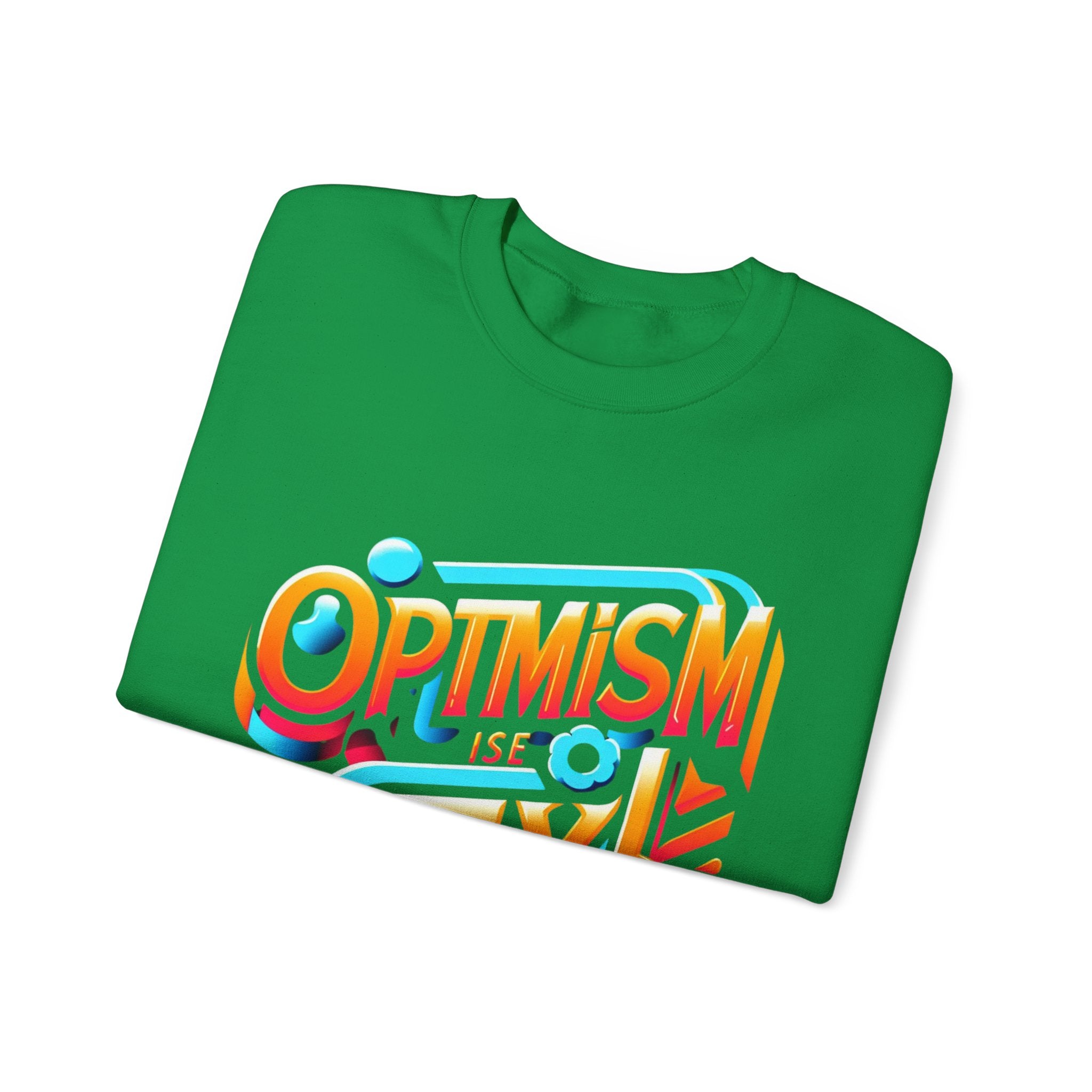 Optimism Is the Key Sweatshirt: Embrace Positivity in Style