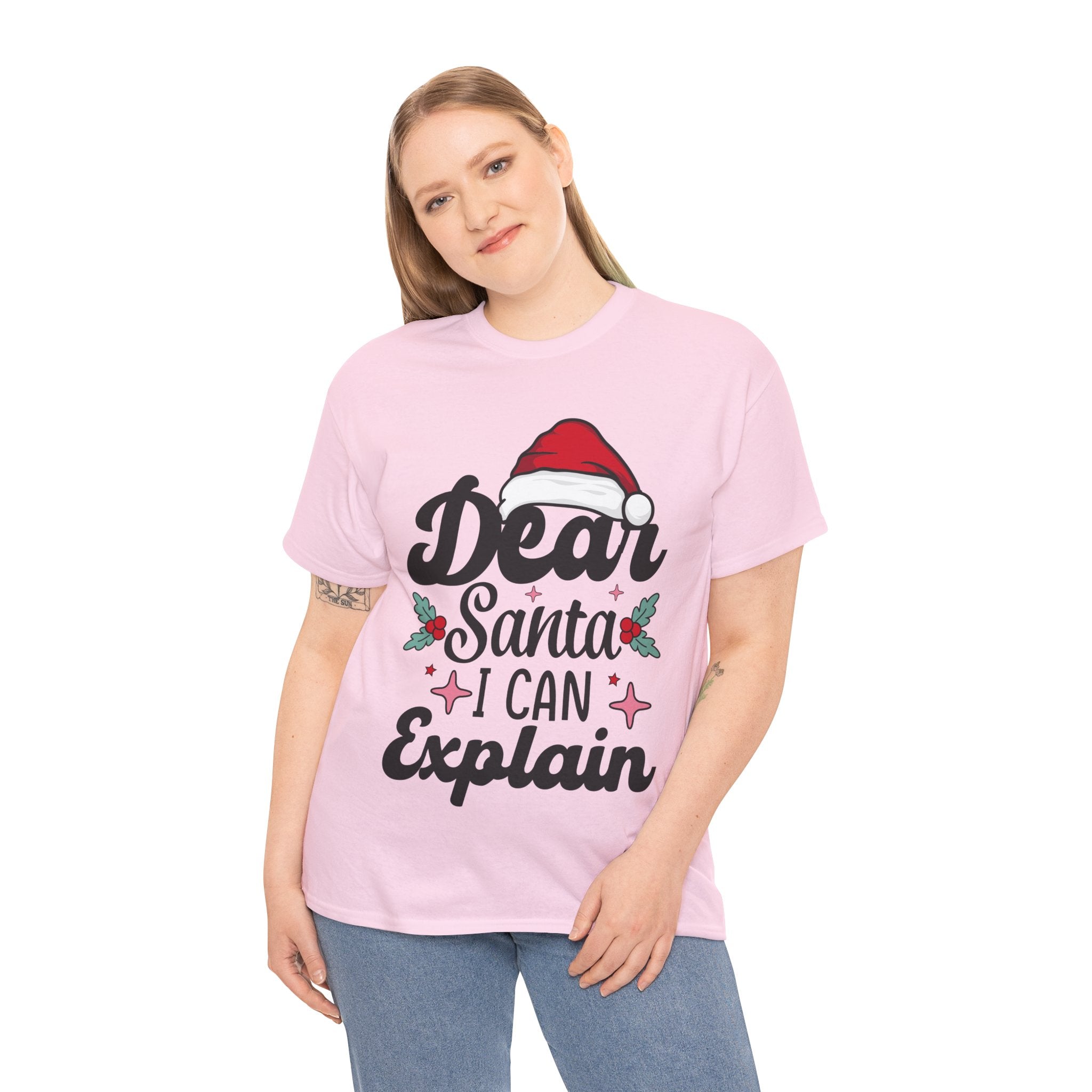 Funny 'Dear Santa, I Can Explain' Christmas T-Shirt