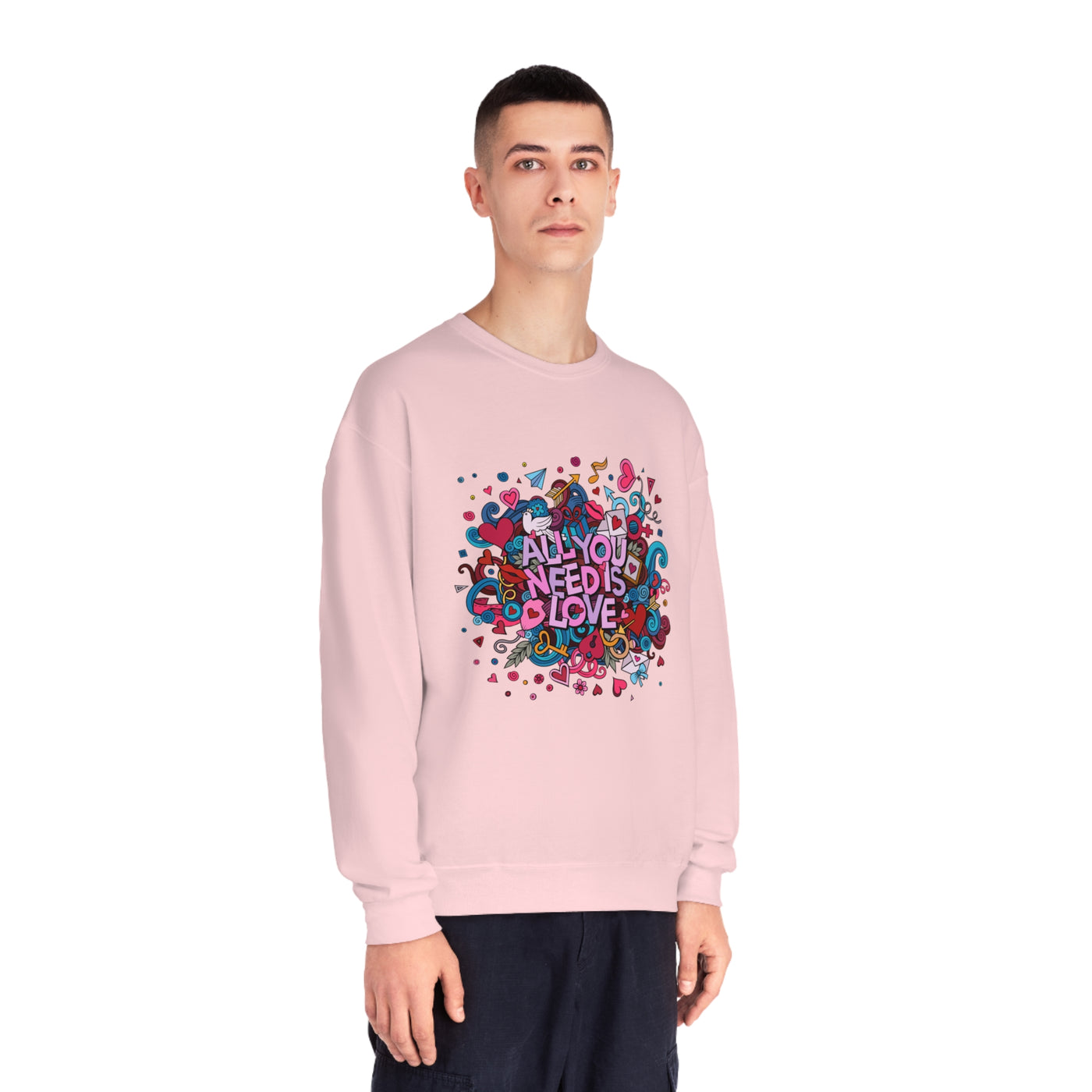 All You Need is Love Valentine's Sweatshirt - Cozy & Romantic Crewneck