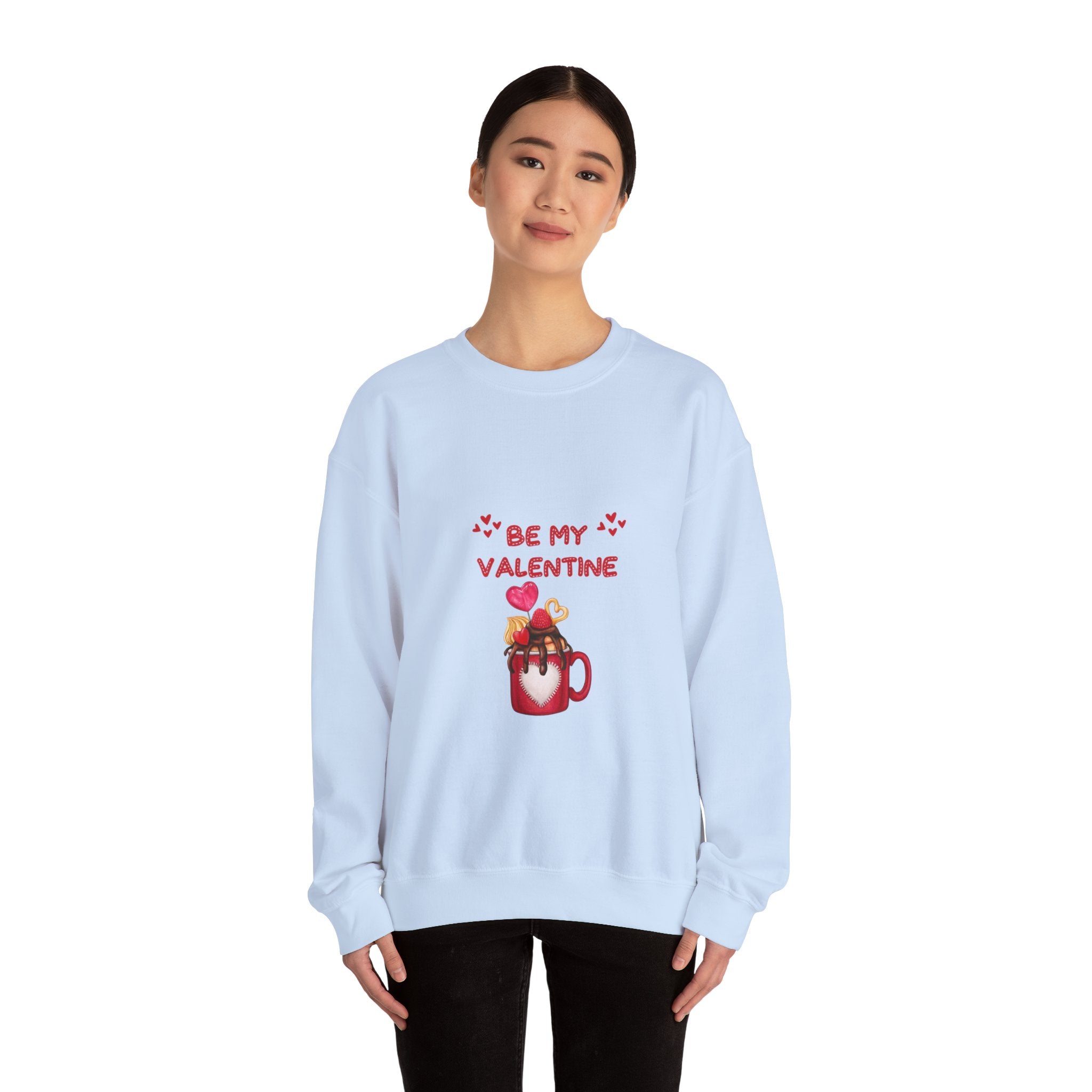 Be My Valentine Sweatshirt - Romantic Apparel for a Stylish Celebration, Chic & Cozy