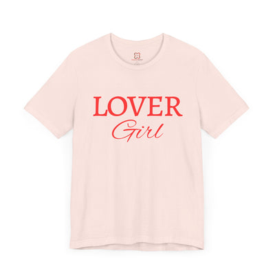 Lover Girl Valentine's Day T-Shirt - Cute & Playful Heart Design