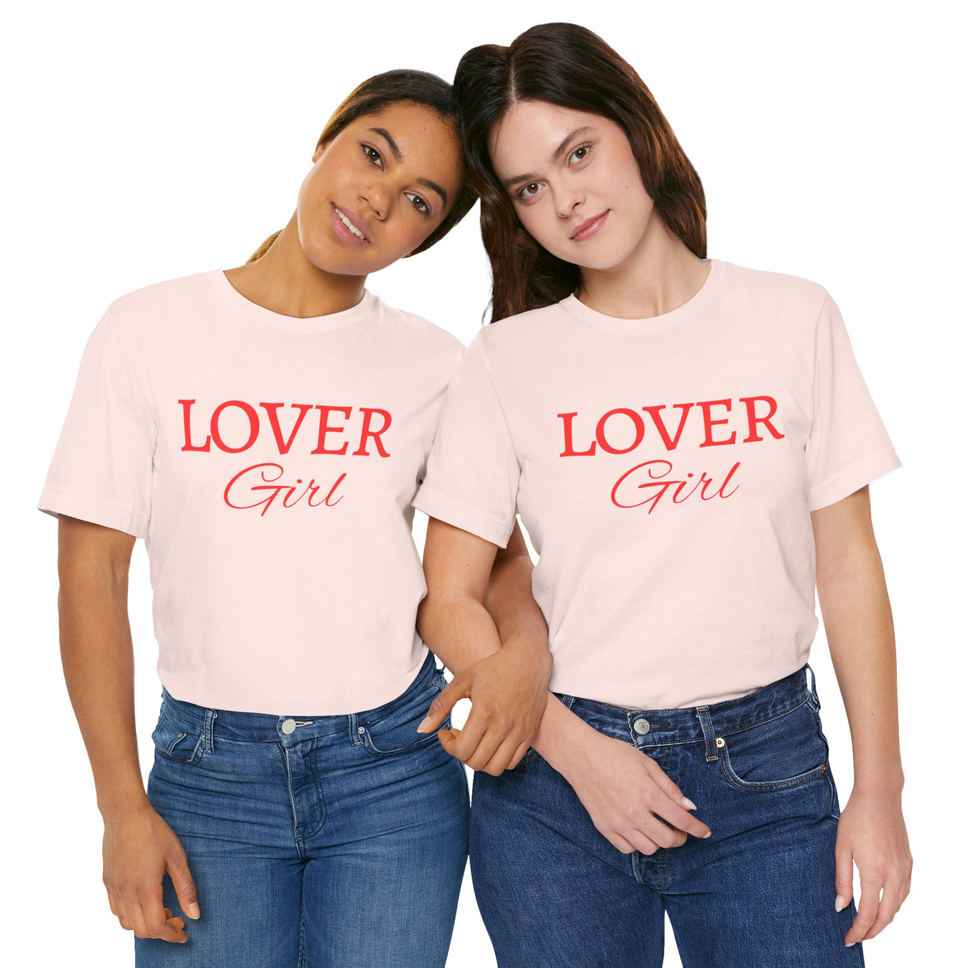 Lover Girl Valentine's Day T-Shirt - Cute & Playful Heart Design