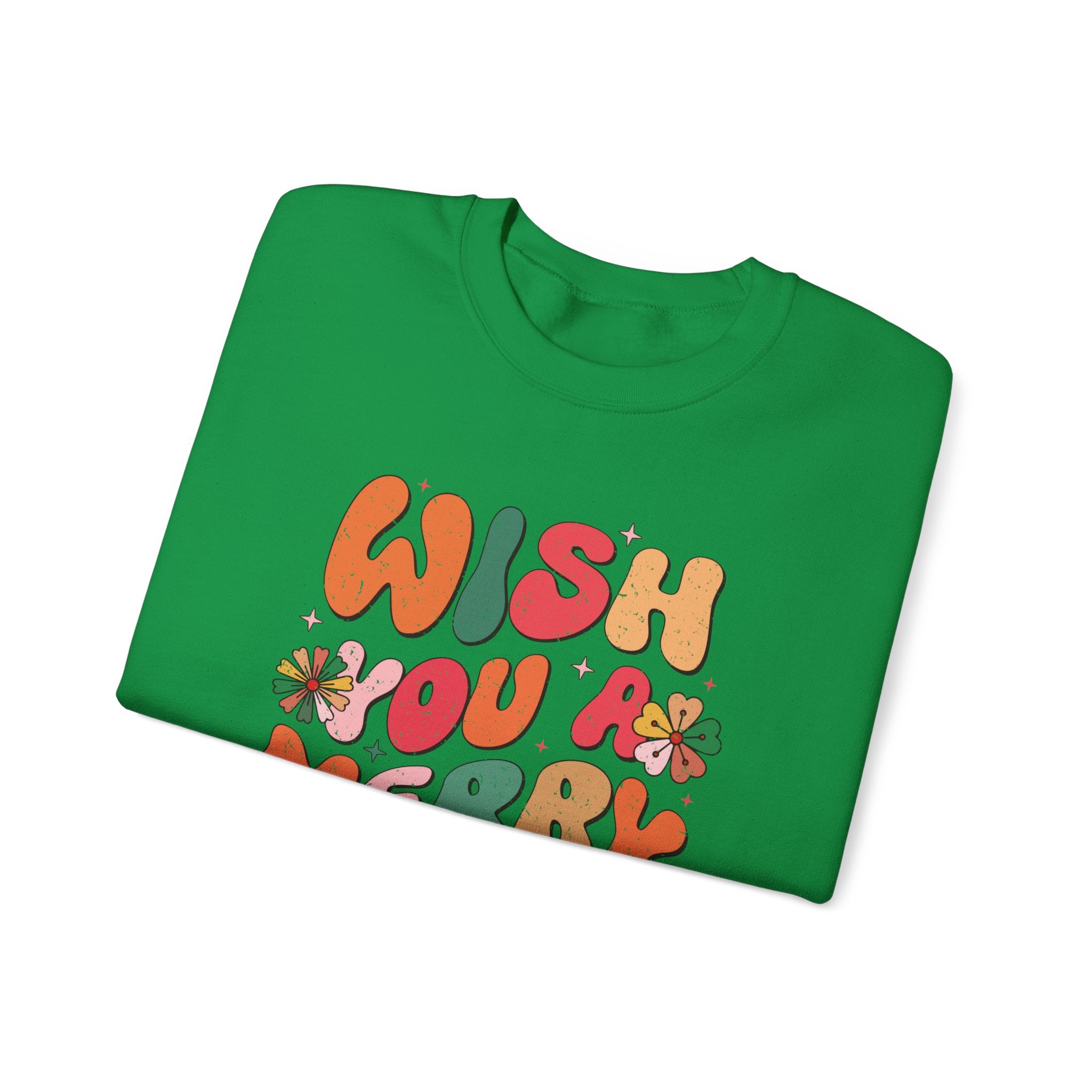 Cozy Christmas Wishes Sweatshirt: Spread Holiday Cheer in Style!