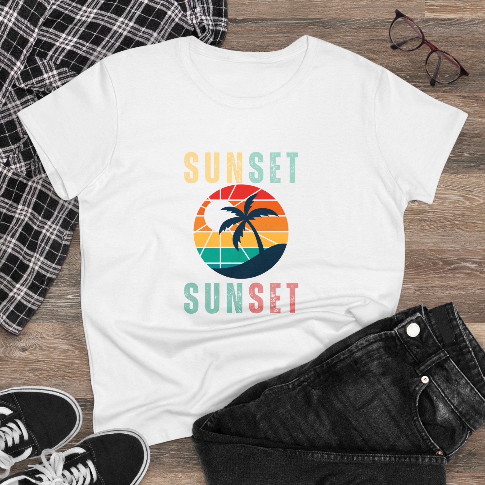 A Watercolor Sunset Explosion T-Shirt