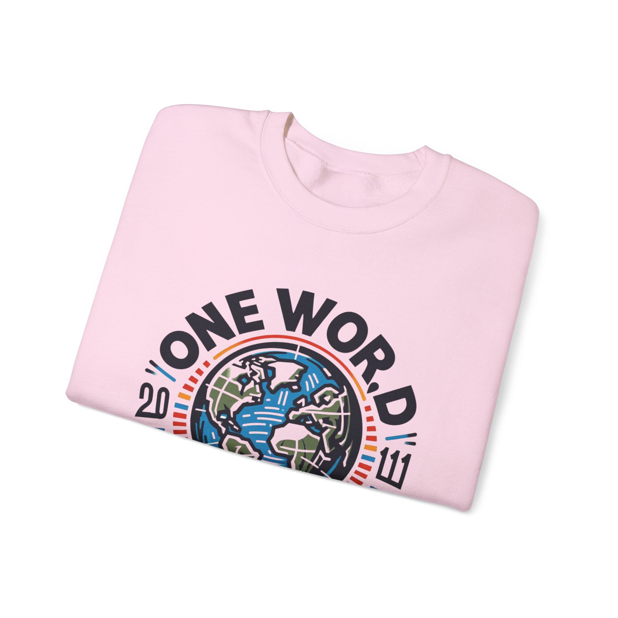 Global Unity Statement Sweatshirt: 'One World, One Future'