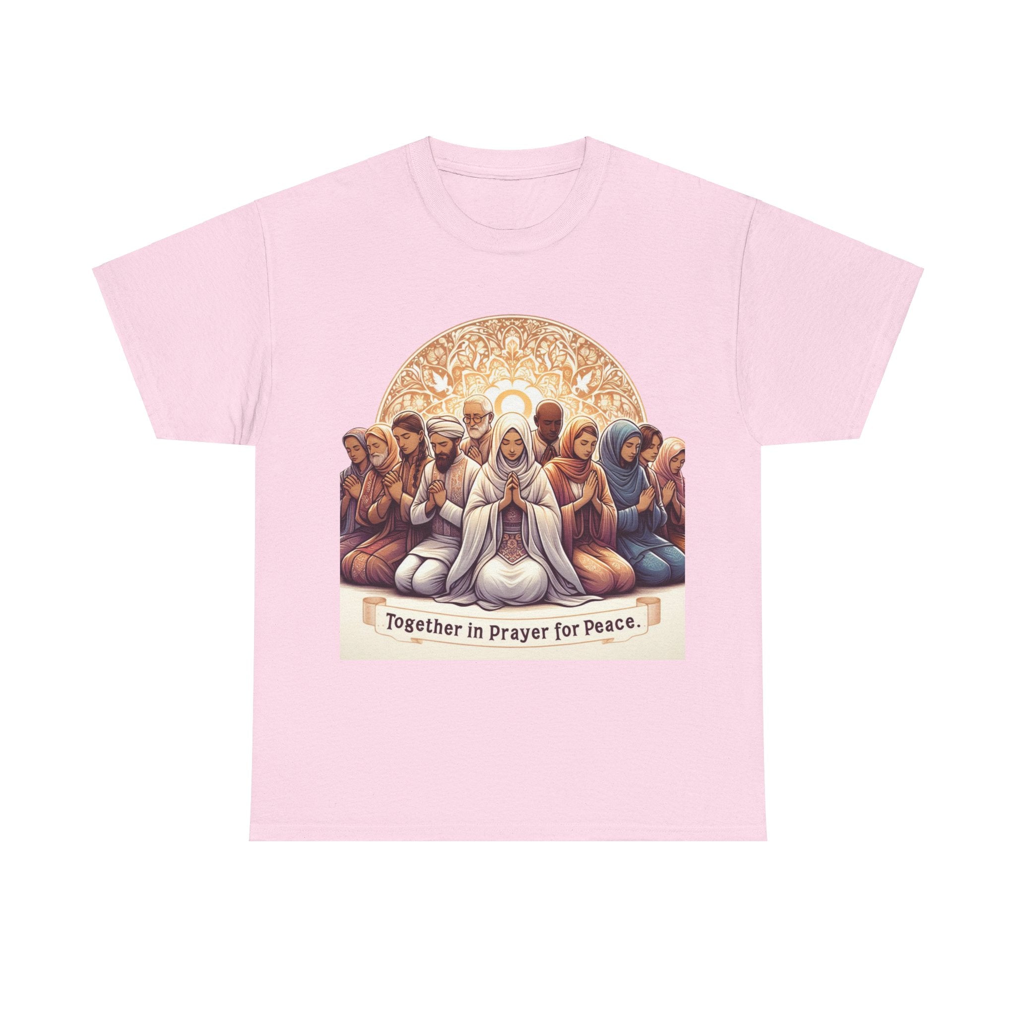 Unity in Prayer for Peace T-Shirt - Spread Hope and Harmony with Every Wear