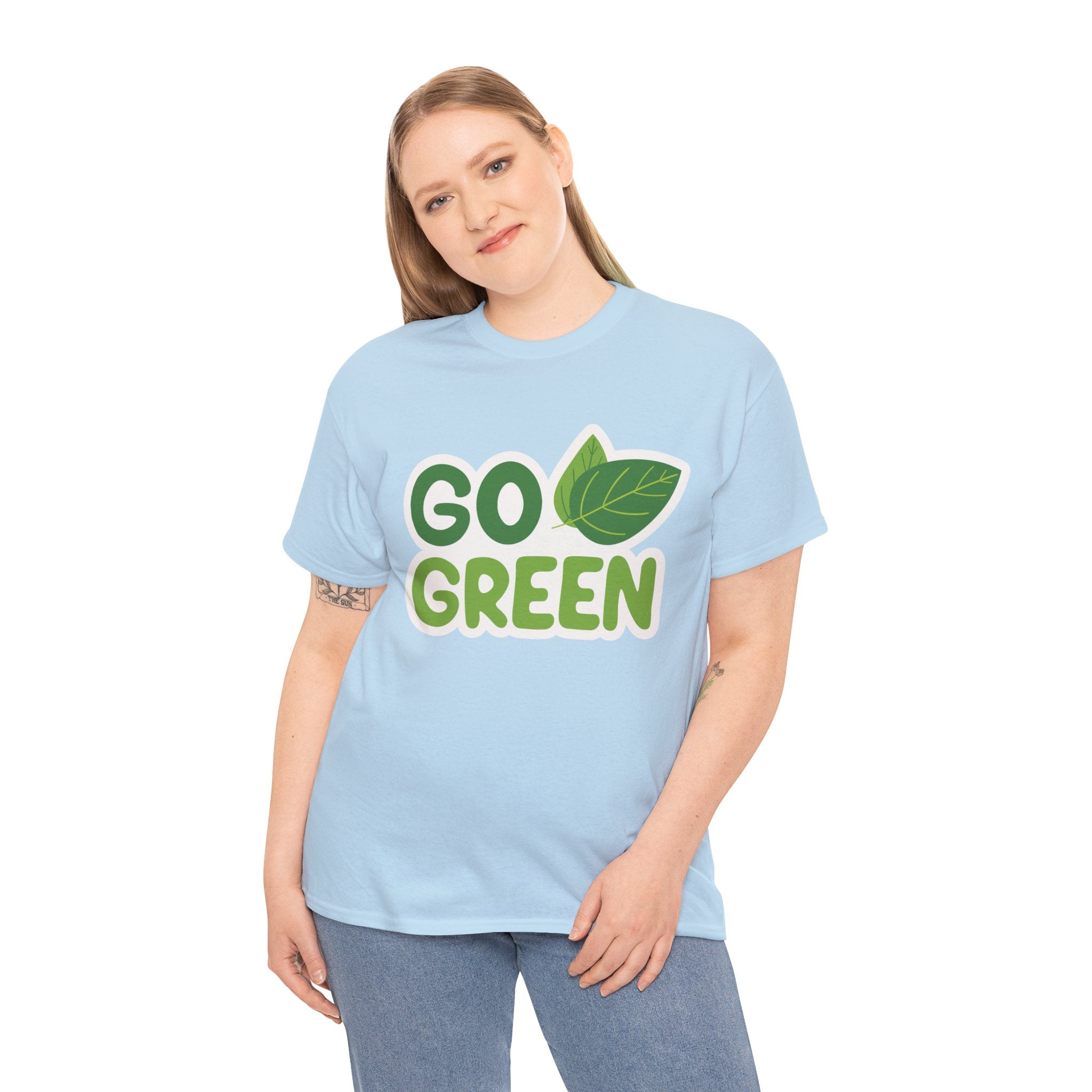 Earth Day Go Green T-Shirt: Eco-Friendly Tee for Environmental Enthusiasts