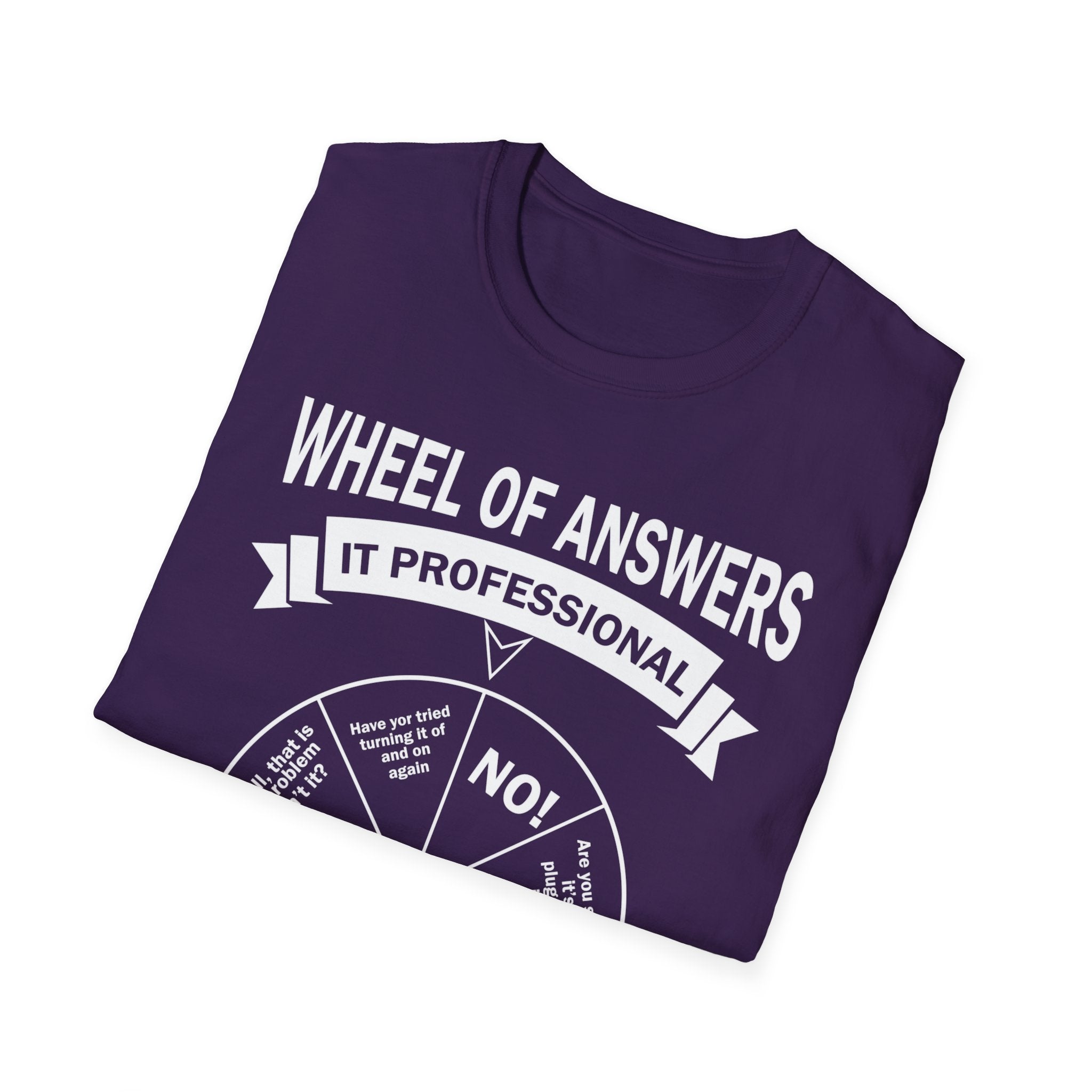 Vintage Style 'Wheels of Wisdom' Graphic Tee - Professional Answer It Shirt