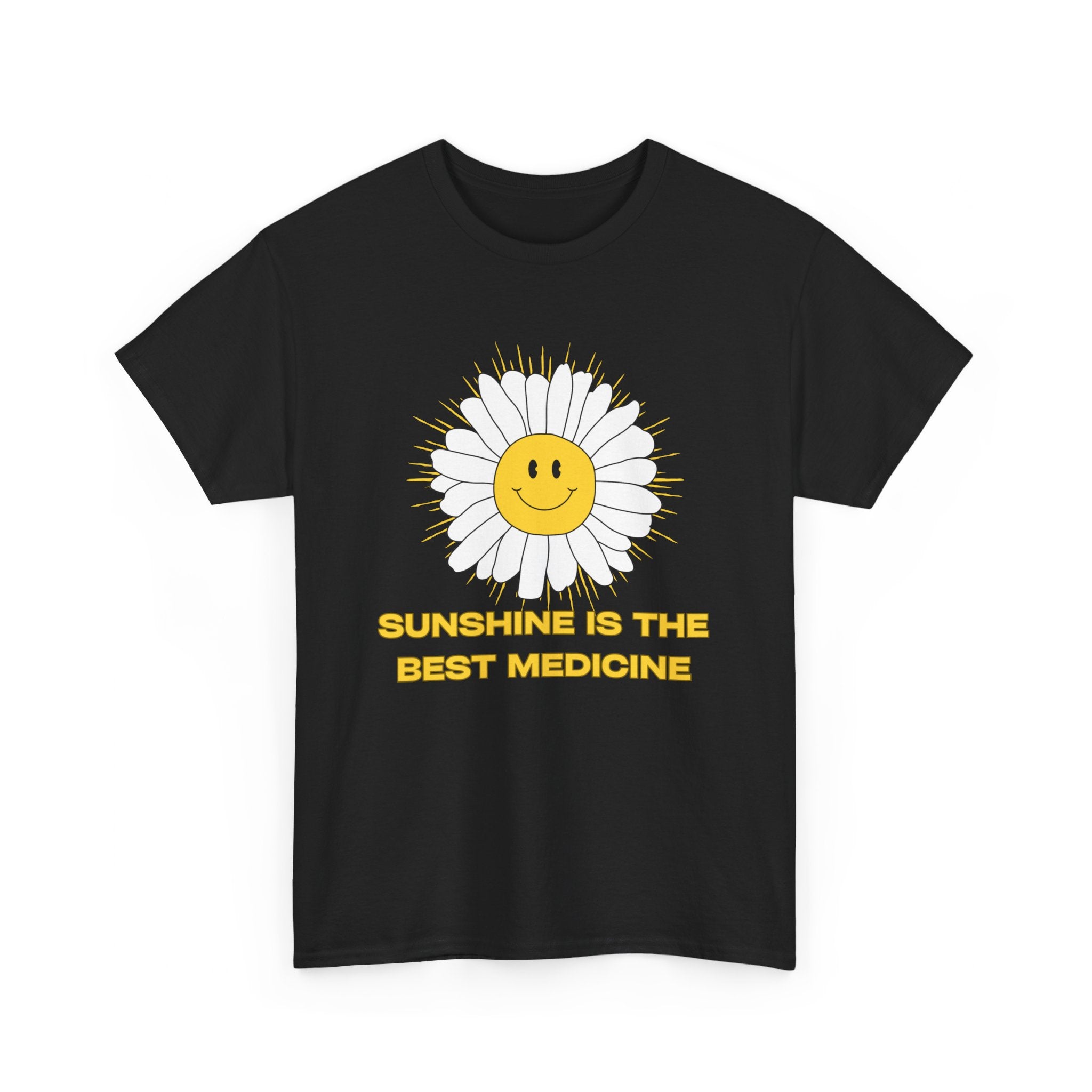 Sunshine is the Best Medicine - Inspirational Graphic T-Shirt