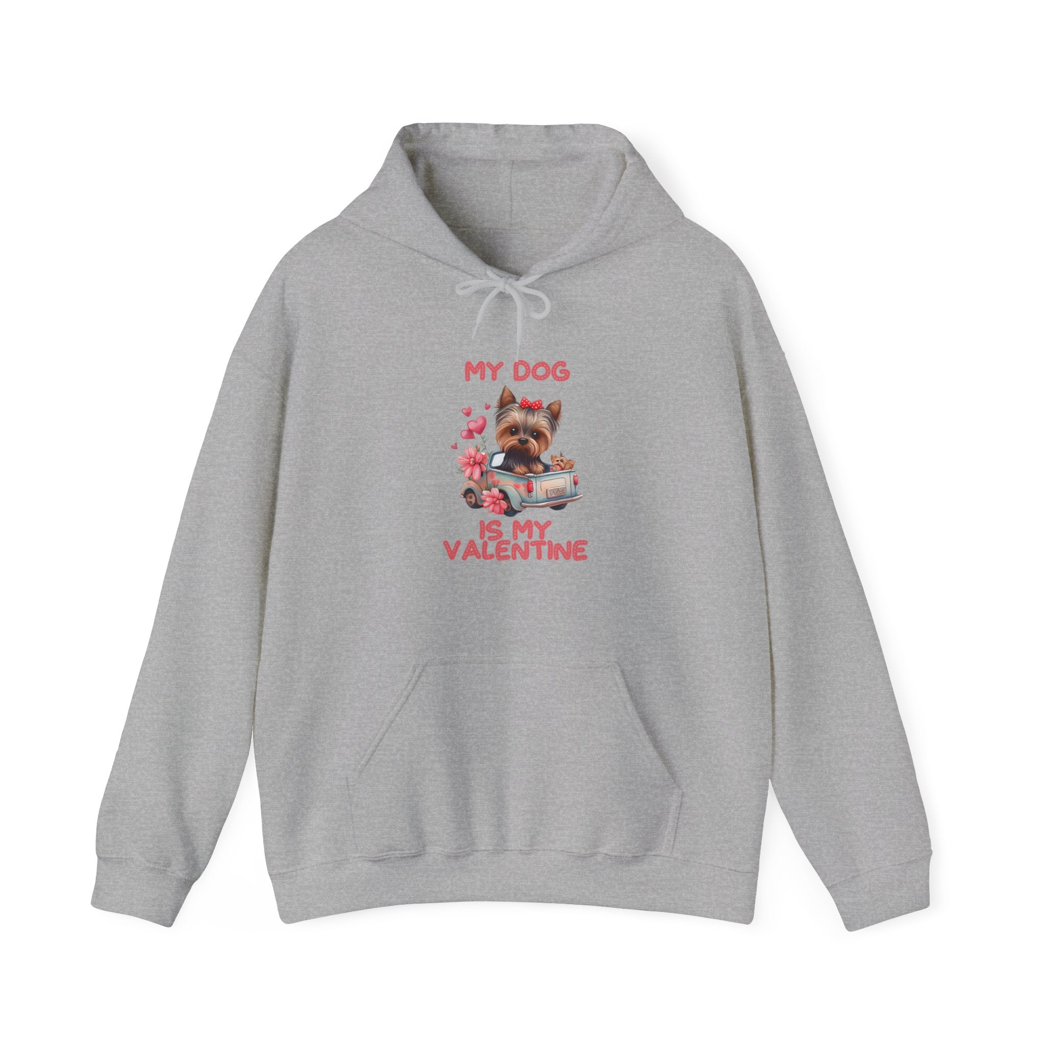 My Dog is My Valentine Hoodie – Cozy & Stylish Pet Lover's Apparel for Valentine's Day