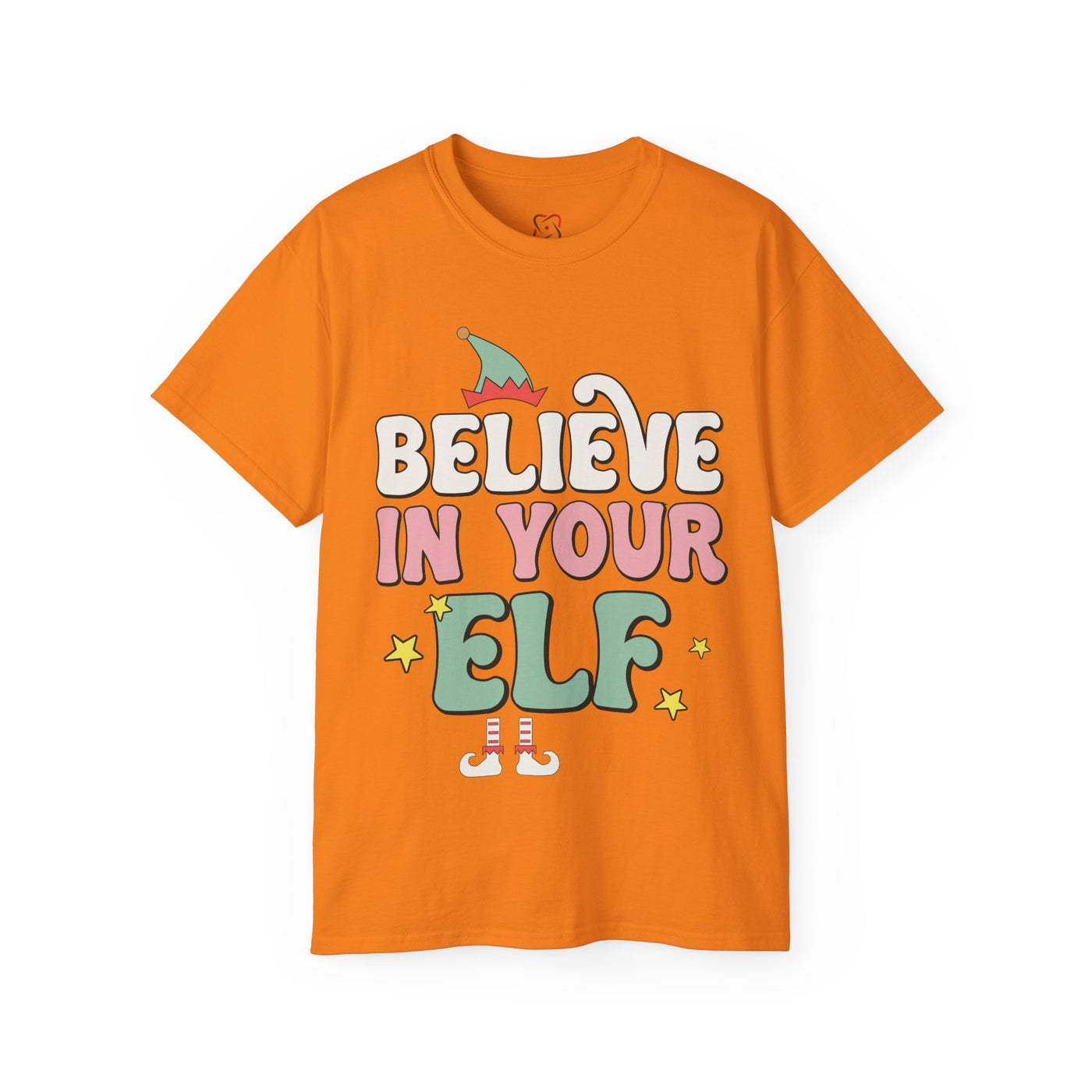 Believe in Your Elf Christmas Tee - Festive Holiday Shirt