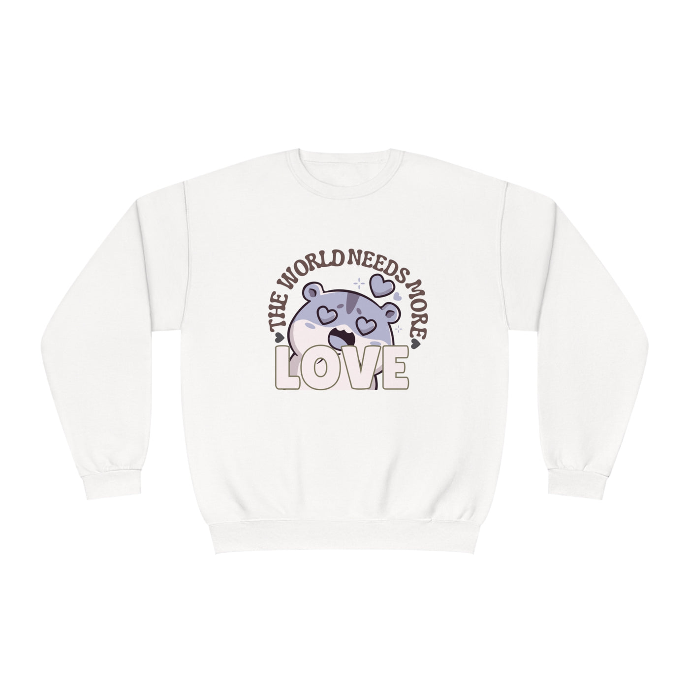 The World Needs More Love Valentine's Day Sweatshirt - Spread Love & Positivity