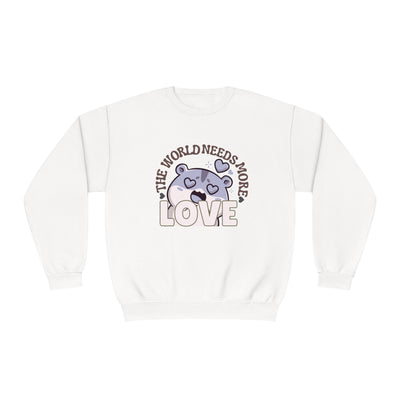 The World Needs More Love Valentine's Day Sweatshirt - Spread Love & Positivity