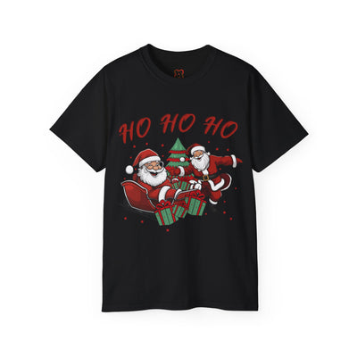 Festive 'Ho Ho Ho' Christmas T-Shirt - Spread Holiday Cheer