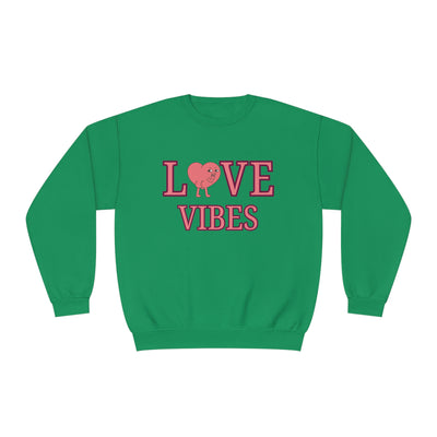 Love Vibes Valentine's Day Sweatshirt - Cozy & Romantic Crewneck