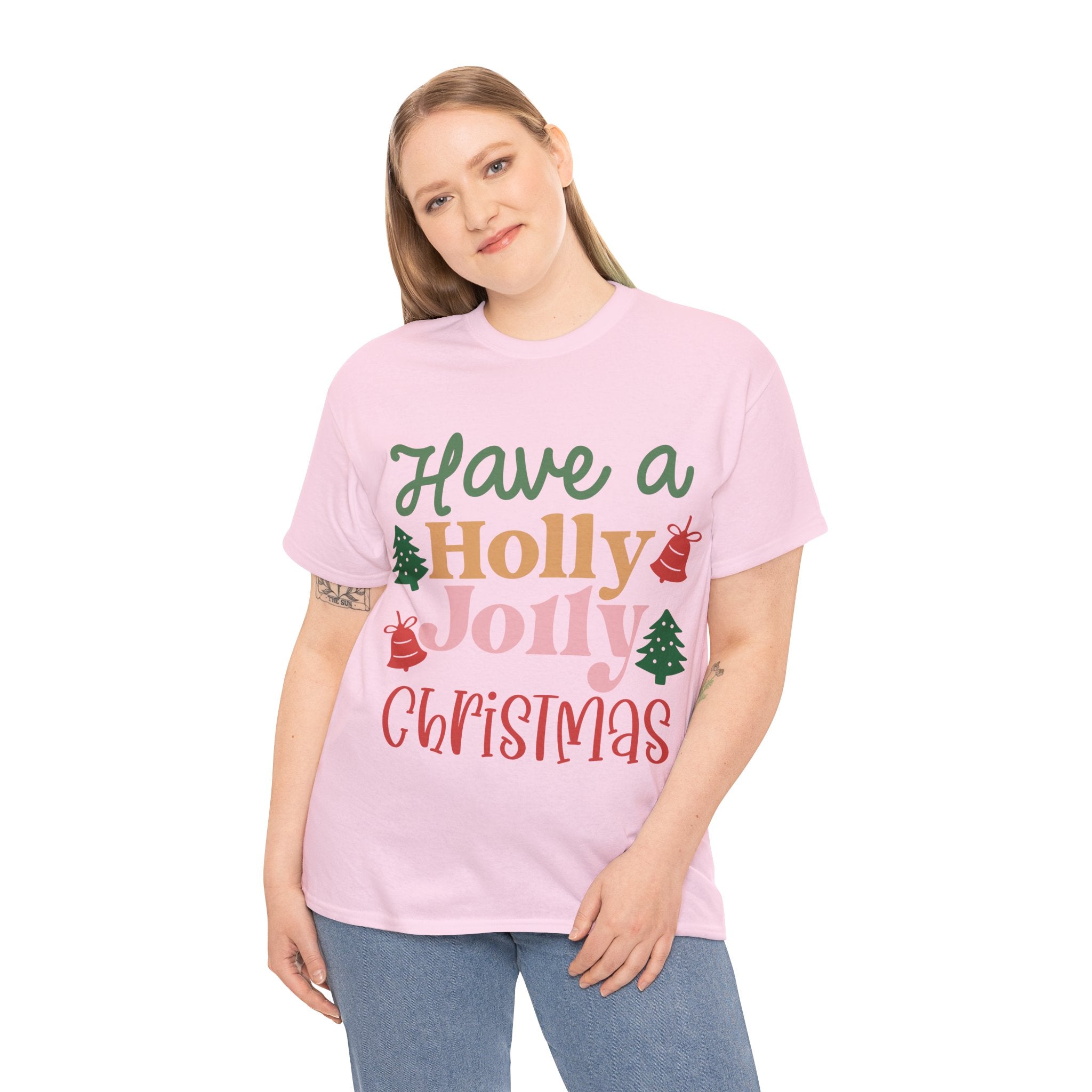 Holly Jolly Christmas Tee: Spread Cheer with Festive Style