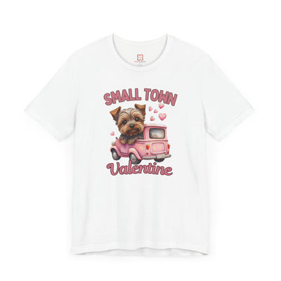 Small Town Valentine's Day T-Shirt - Cozy & Nostalgic Love