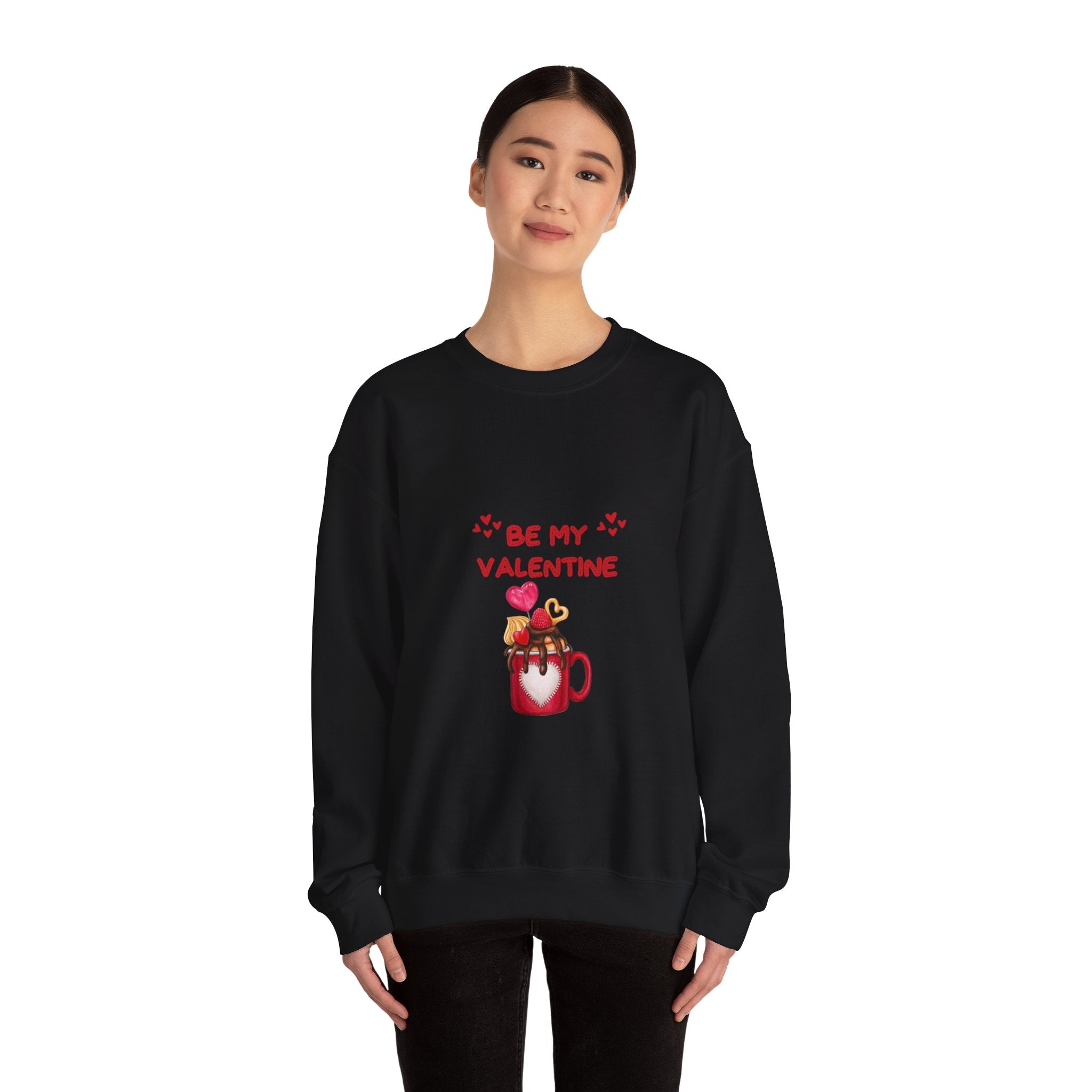 Be My Valentine Sweatshirt - Romantic Apparel for a Stylish Celebration, Chic & Cozy