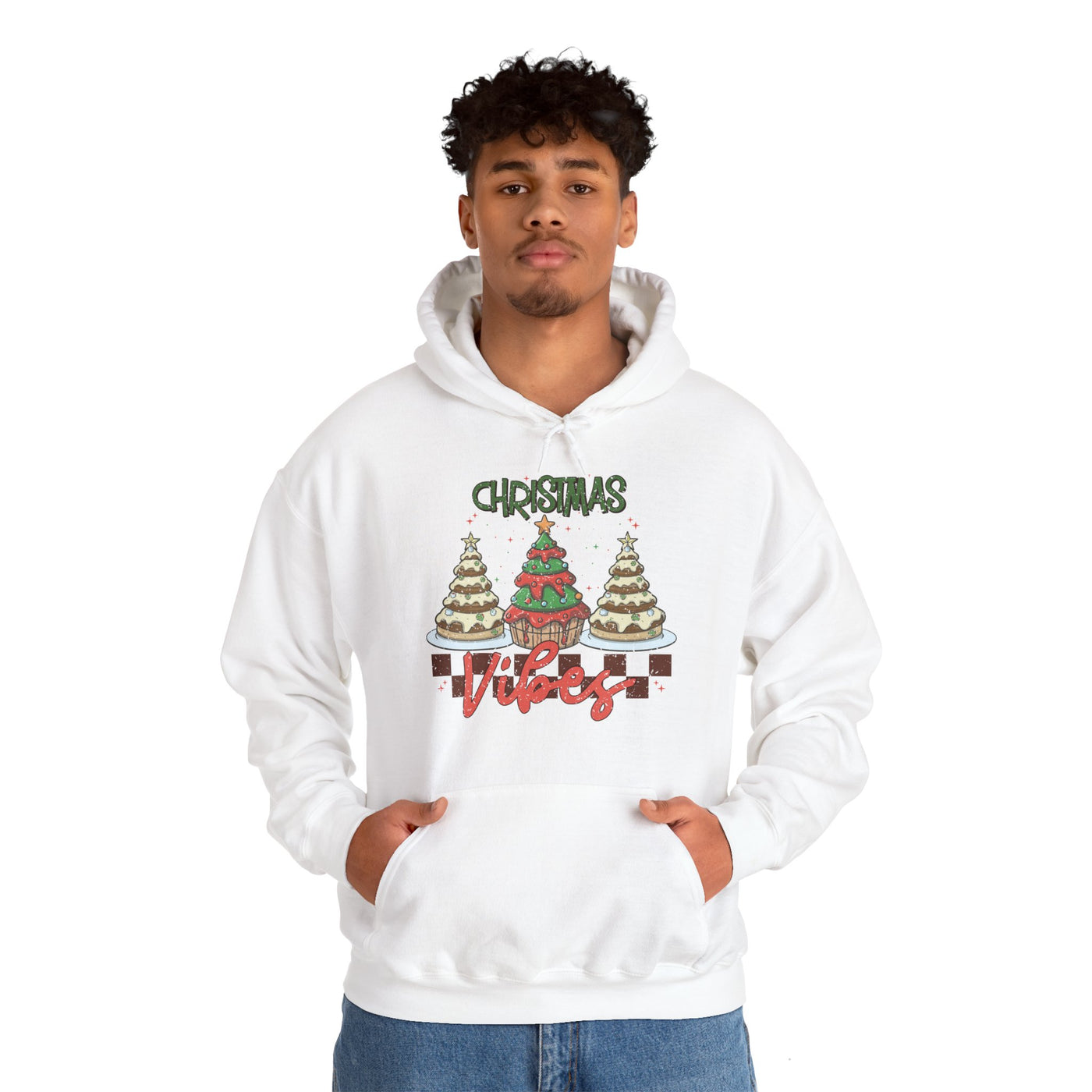 Cozy Christmas Vibes Hoodie: Spread Holiday Cheer in Style