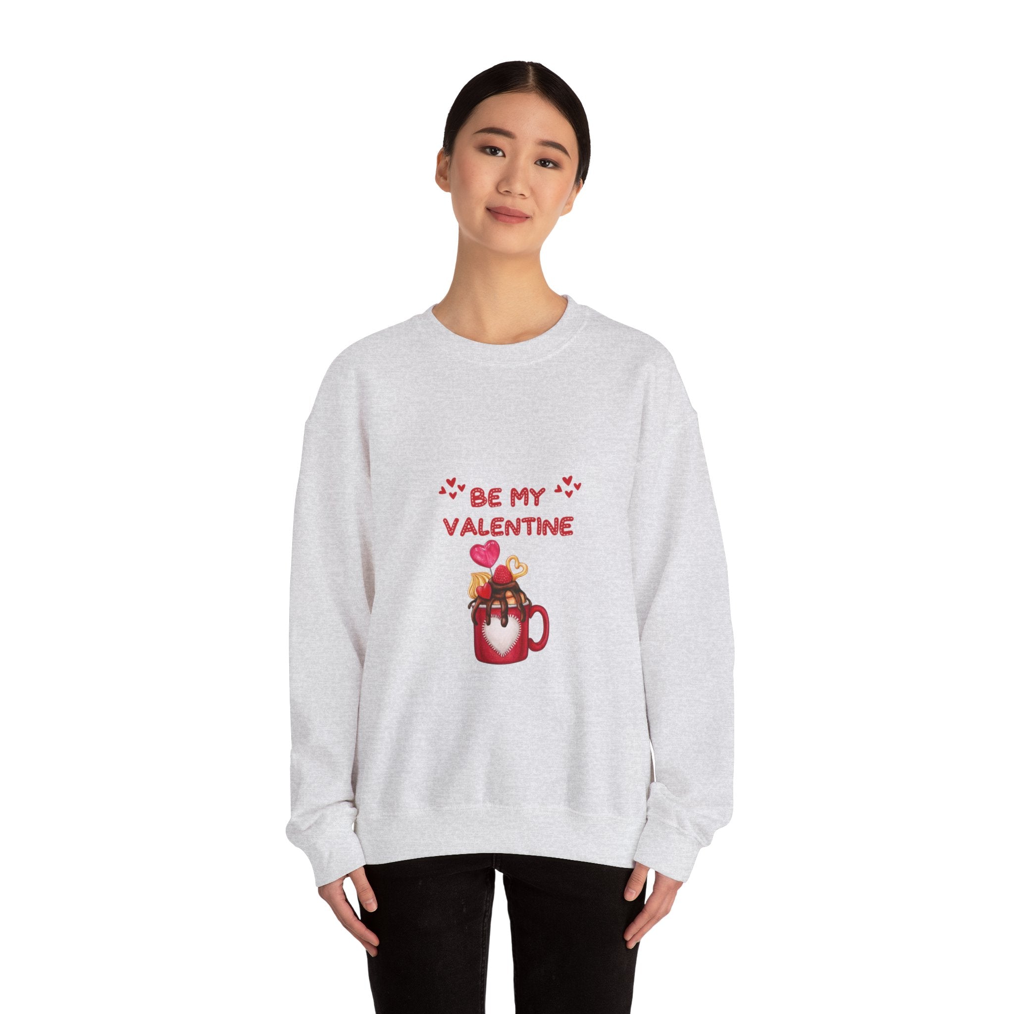 Be My Valentine Sweatshirt - Romantic Apparel for a Stylish Celebration, Chic & Cozy