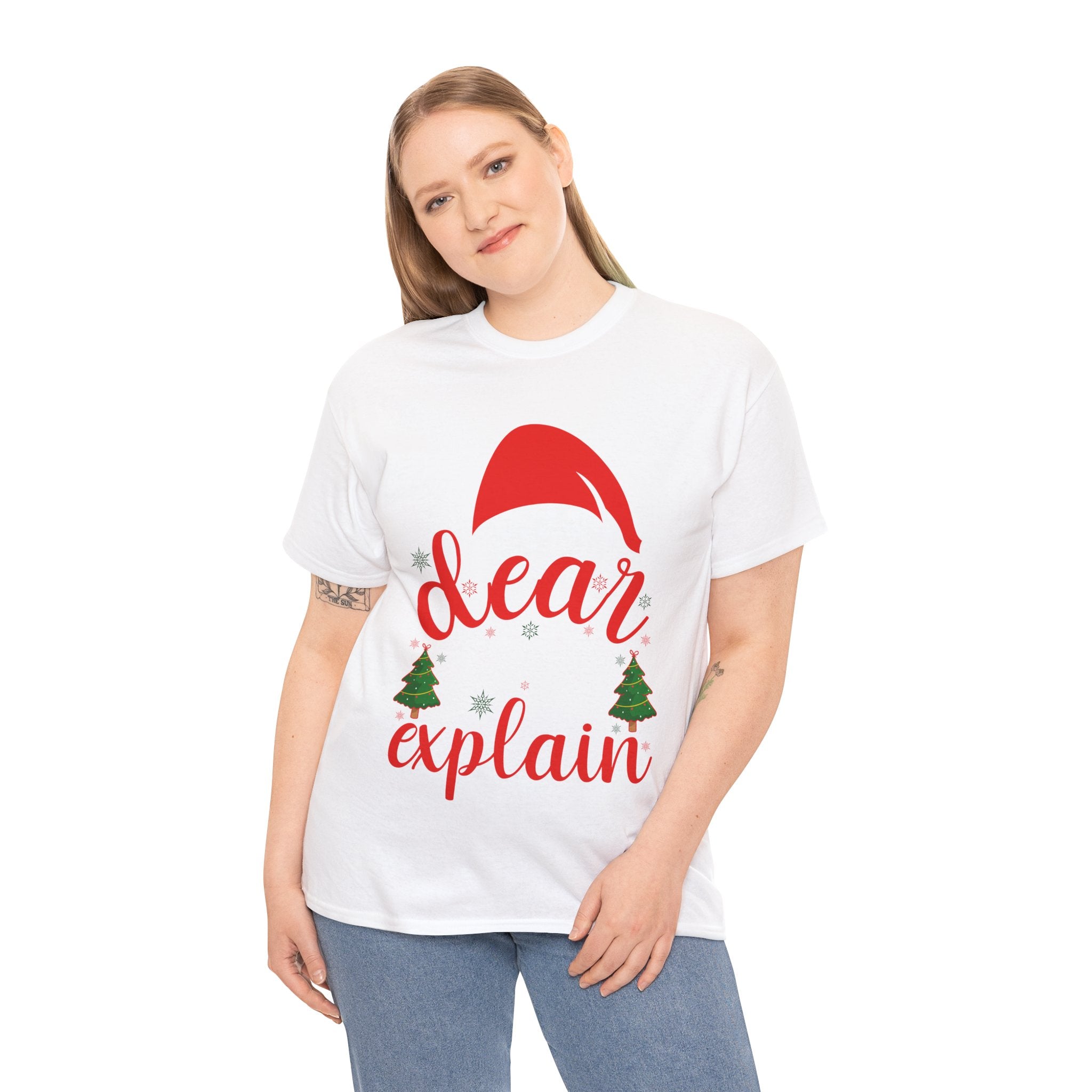 Funny 'Dear Santa, I Can Explain' T-Shirt - Humorous Christmas Gift Idea