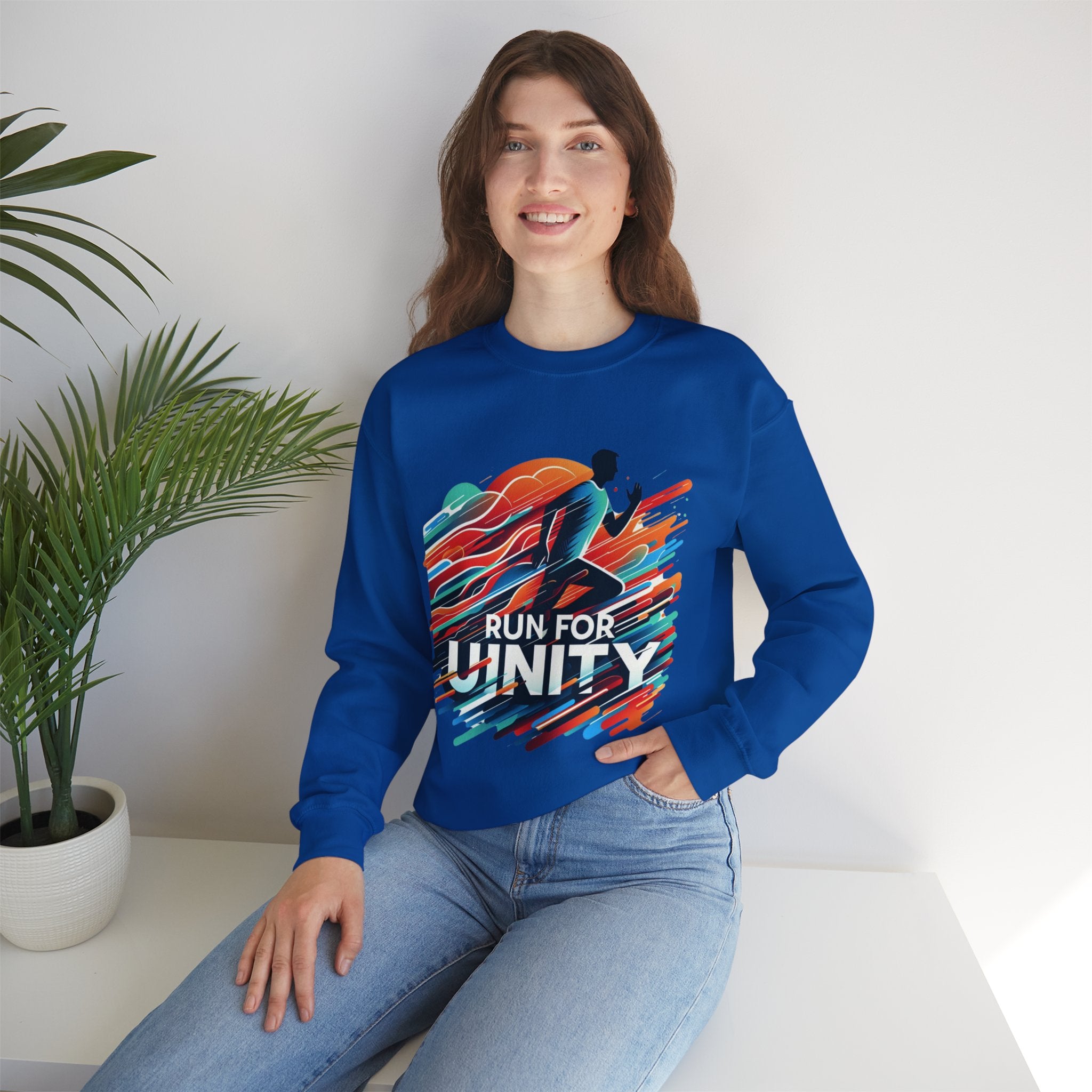 Unity in Motion: Limited Edition 'Run for Unity' Sweatshirt"