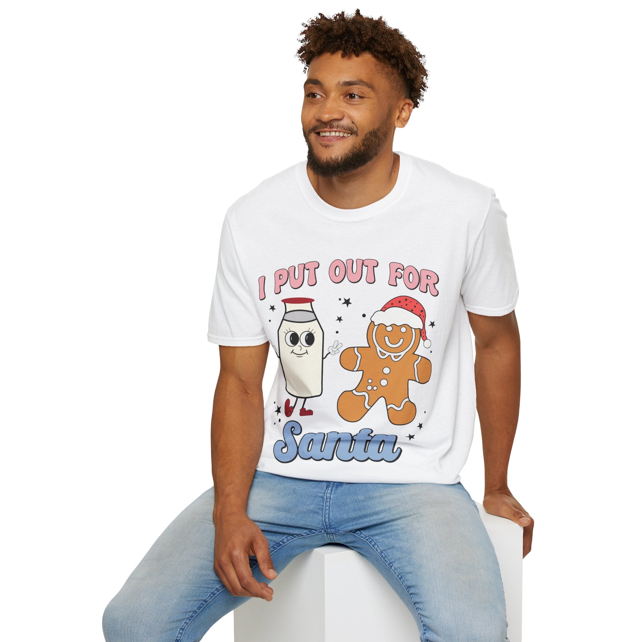 Festive 'I Put Out for Santa' T-Shirt: Spread Holiday Cheer