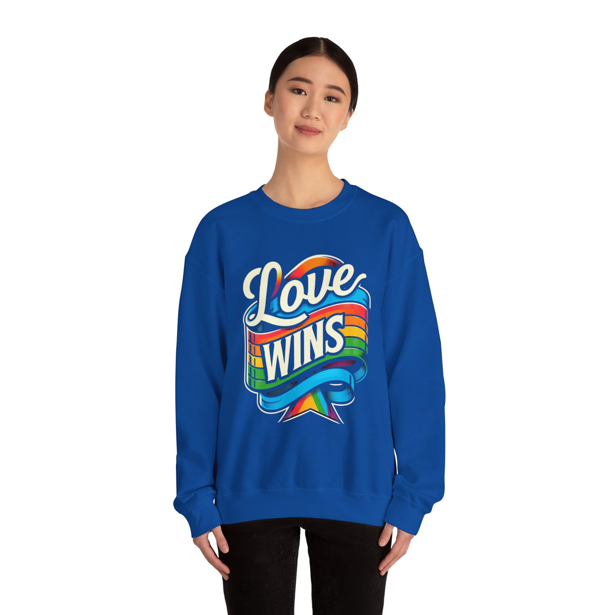 Love Wins Sweatshirt - Spread Love and Style with Our Trendy Statement Piece