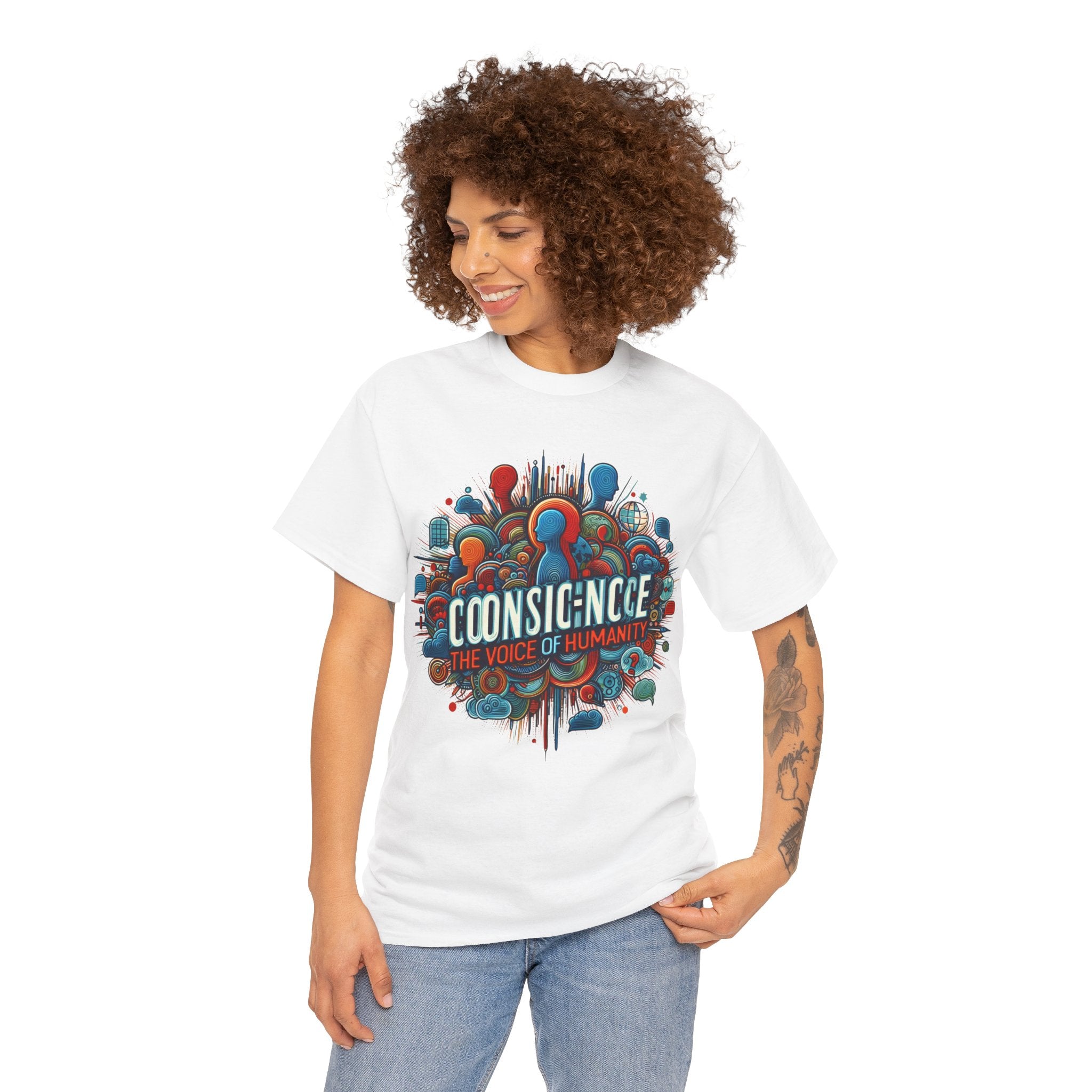 Conscience: The Voice of Humanity T-Shirt - Empower Your Message with Style"