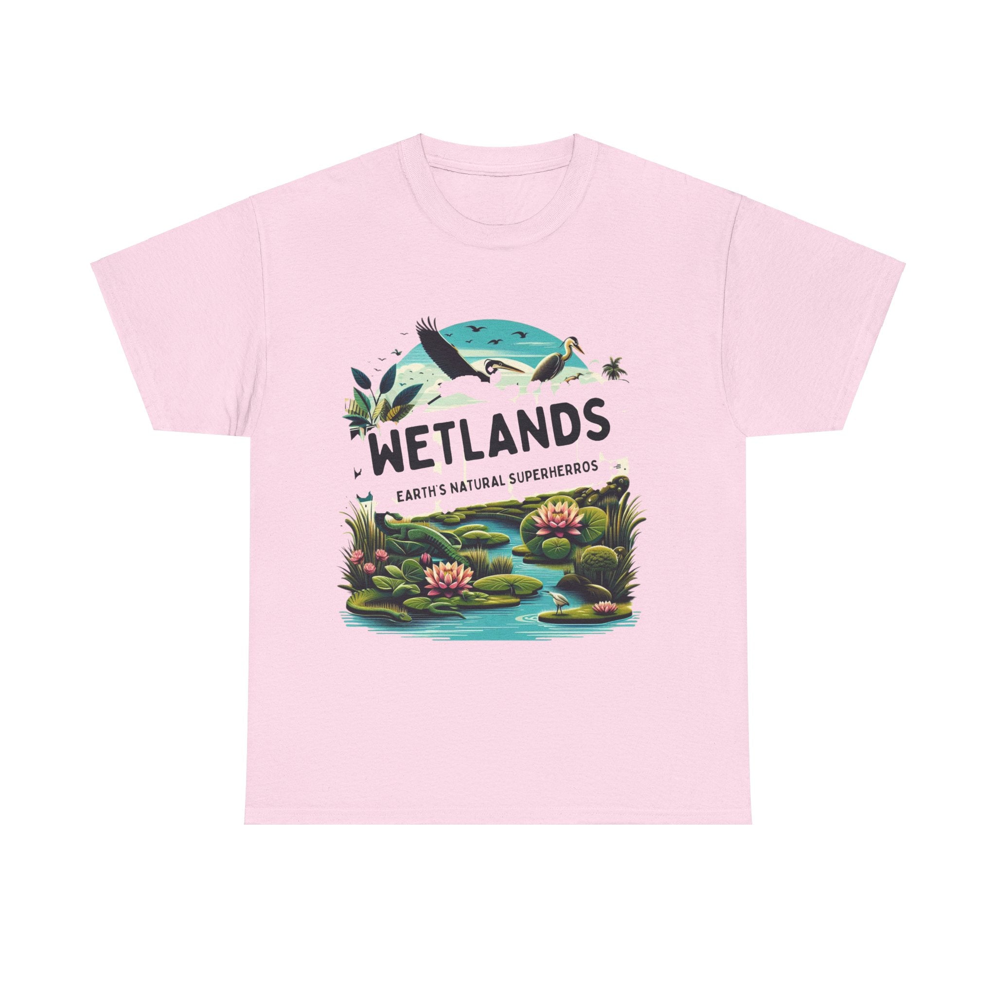 Wetlands Earth Natural Superheroes T-Shirt - Embrace Nature's Guardians"