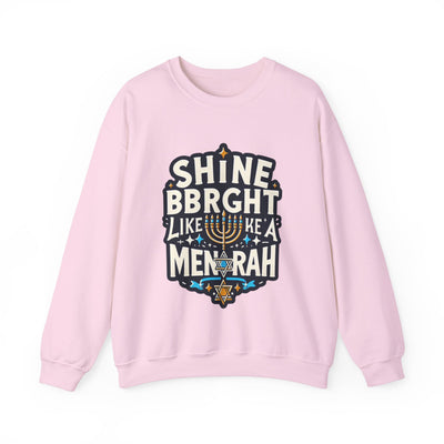 Hanukkah Shine Bright Sweatshirt: Festive and Cozy