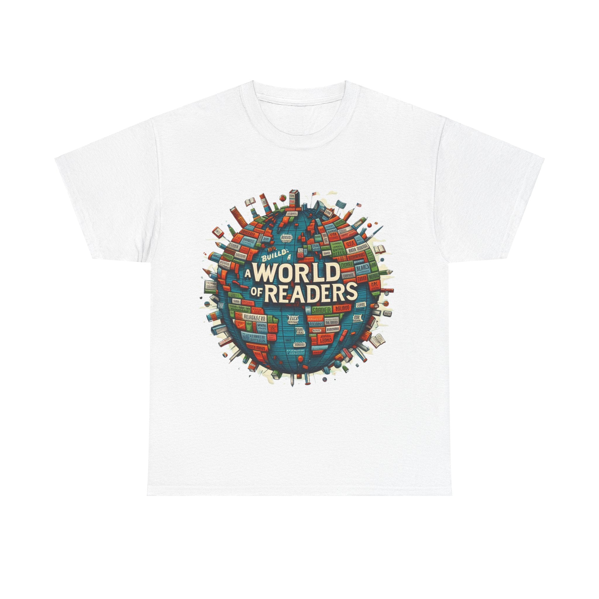 Empowerment Through Literacy: 'Building a World of Readers' T-shirt